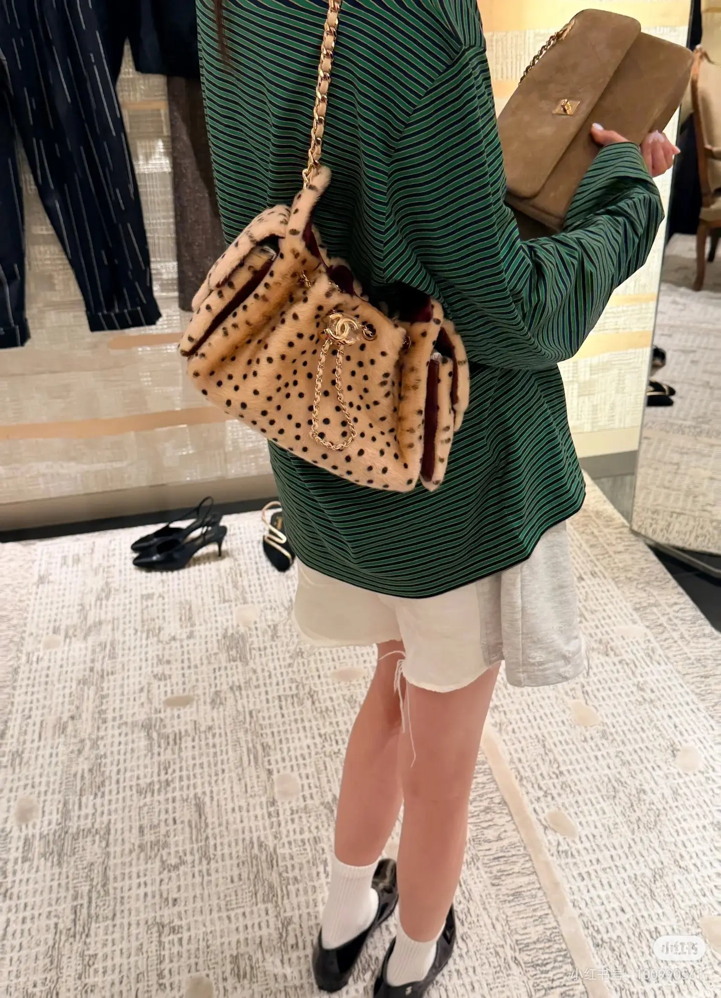 Striped Cotton-Jersey Long-Sleeve T-Shirt D16522498 — view 9