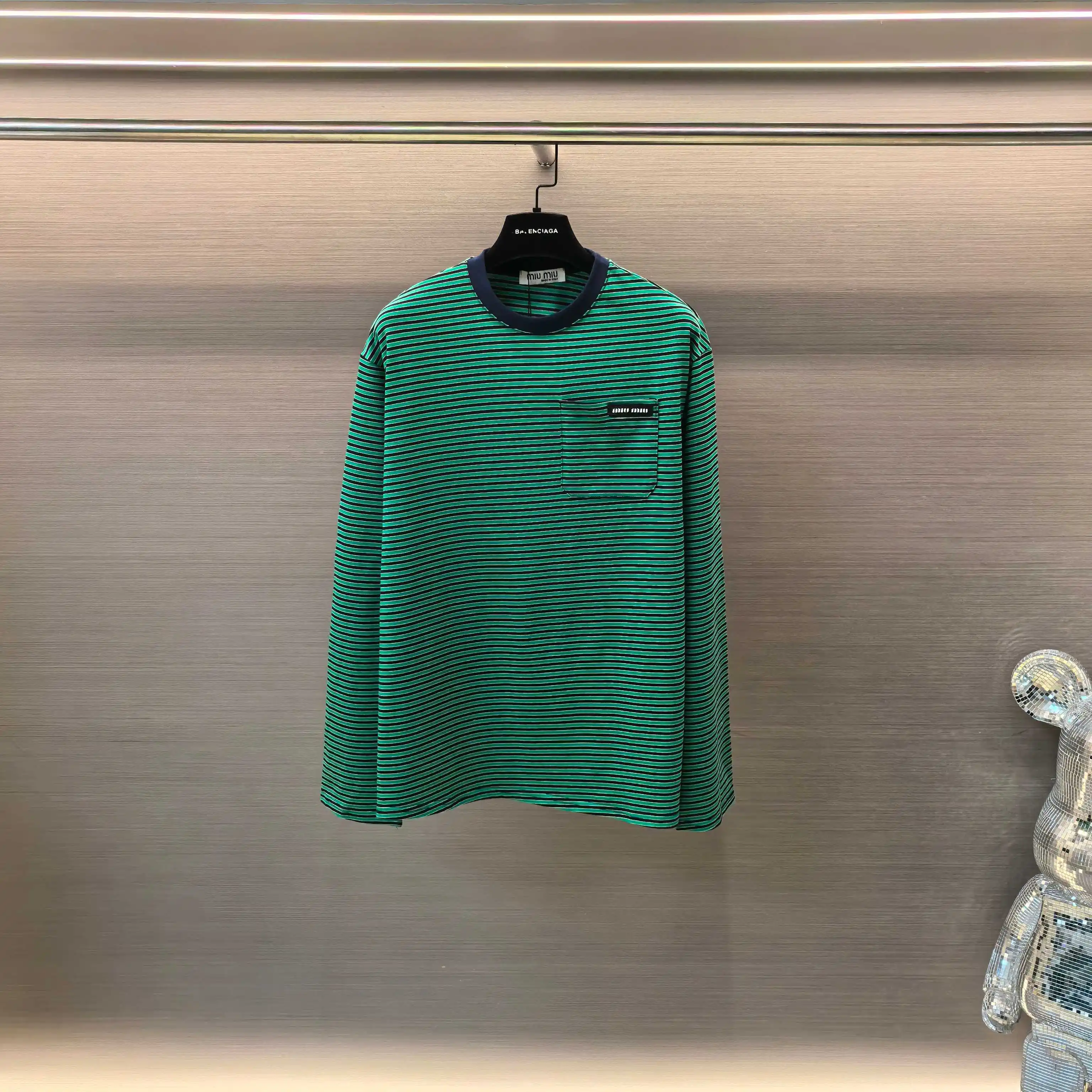 Striped Cotton-Jersey Long-Sleeve T-Shirt D16522496