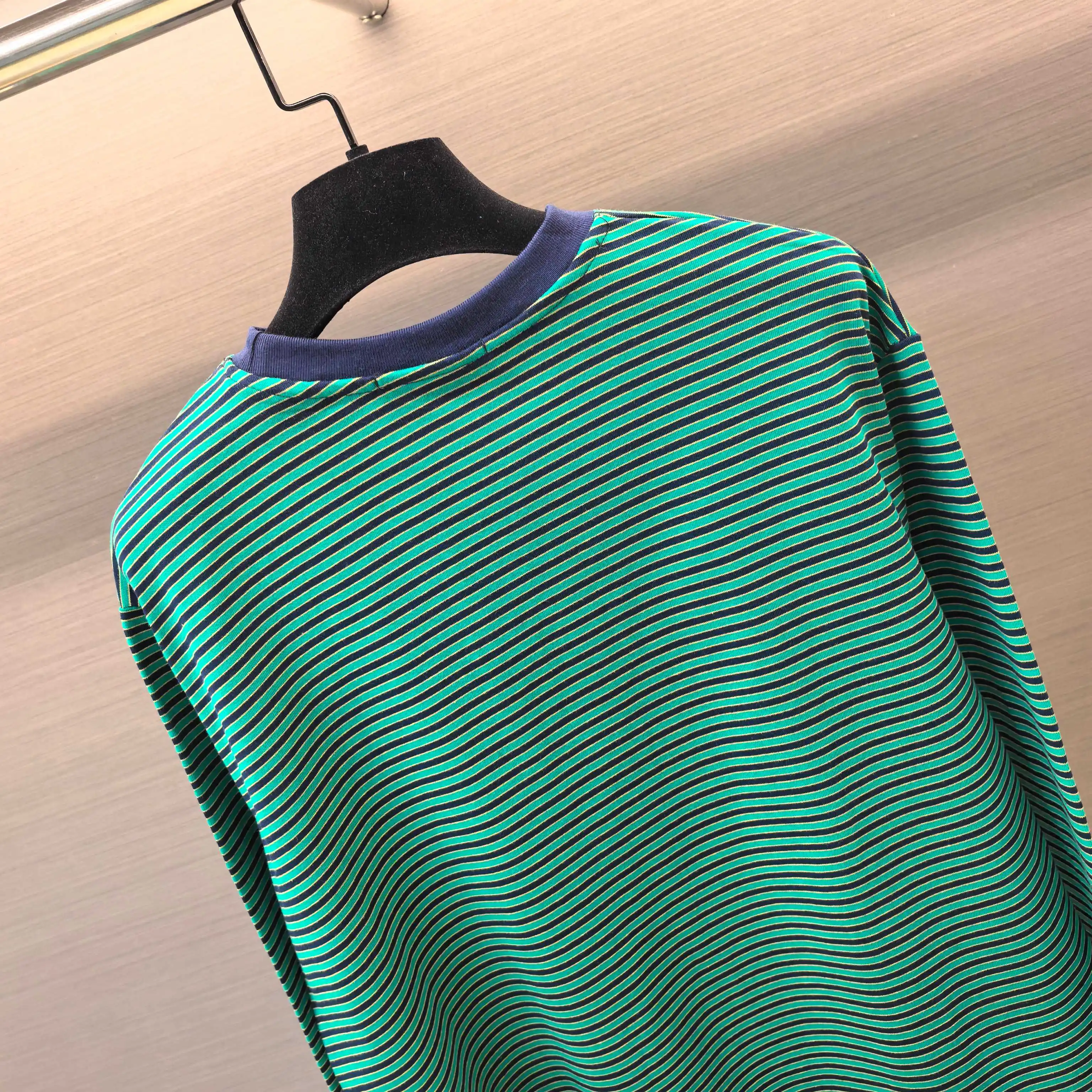 Striped Cotton-Jersey Long-Sleeve T-Shirt D16522496 — view 8