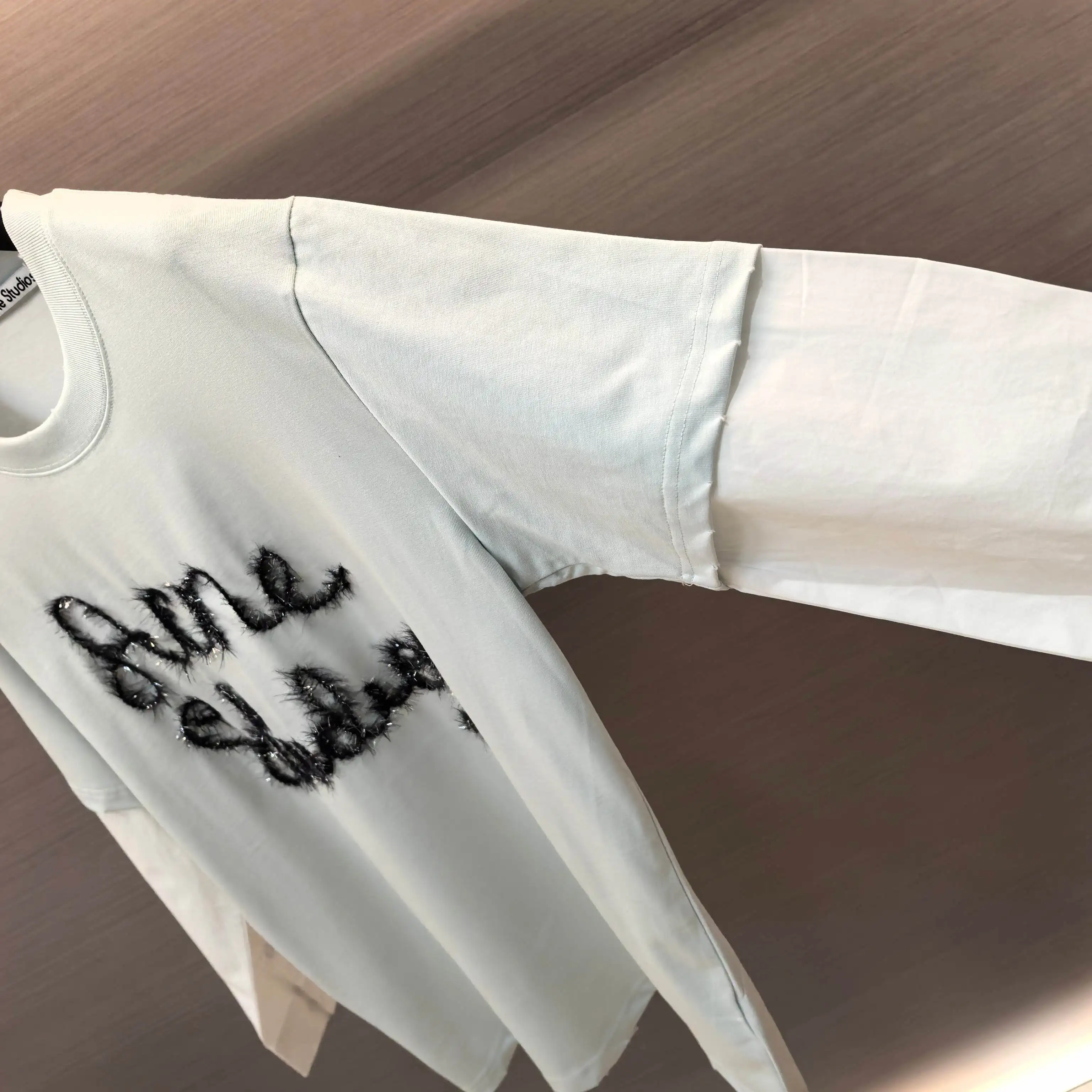Flocculent Logo Layered-Effect Long-Sleeve T-Shirt D16522486 — view 6