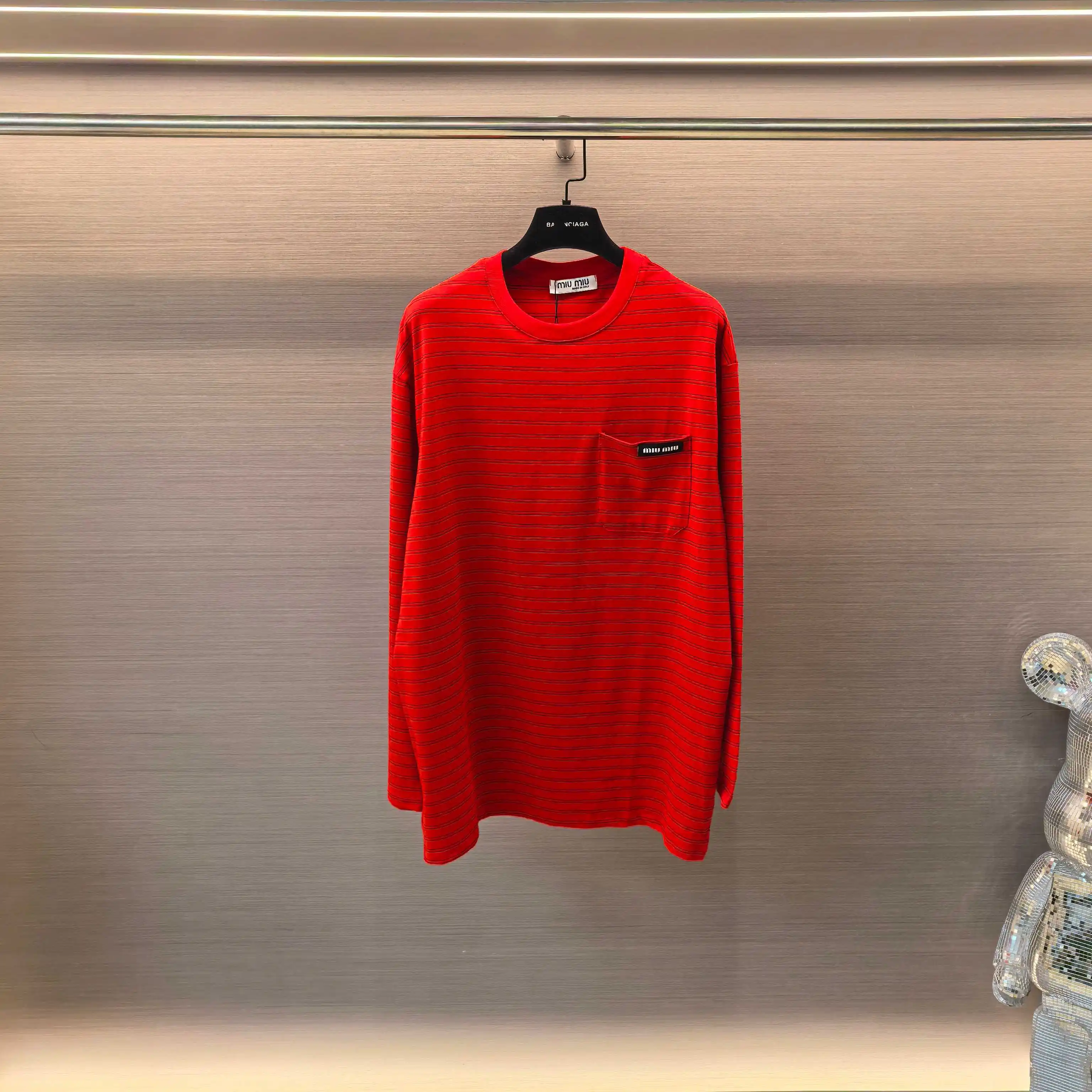 Striped Cotton Long-Sleeve T-Shirt D16522504