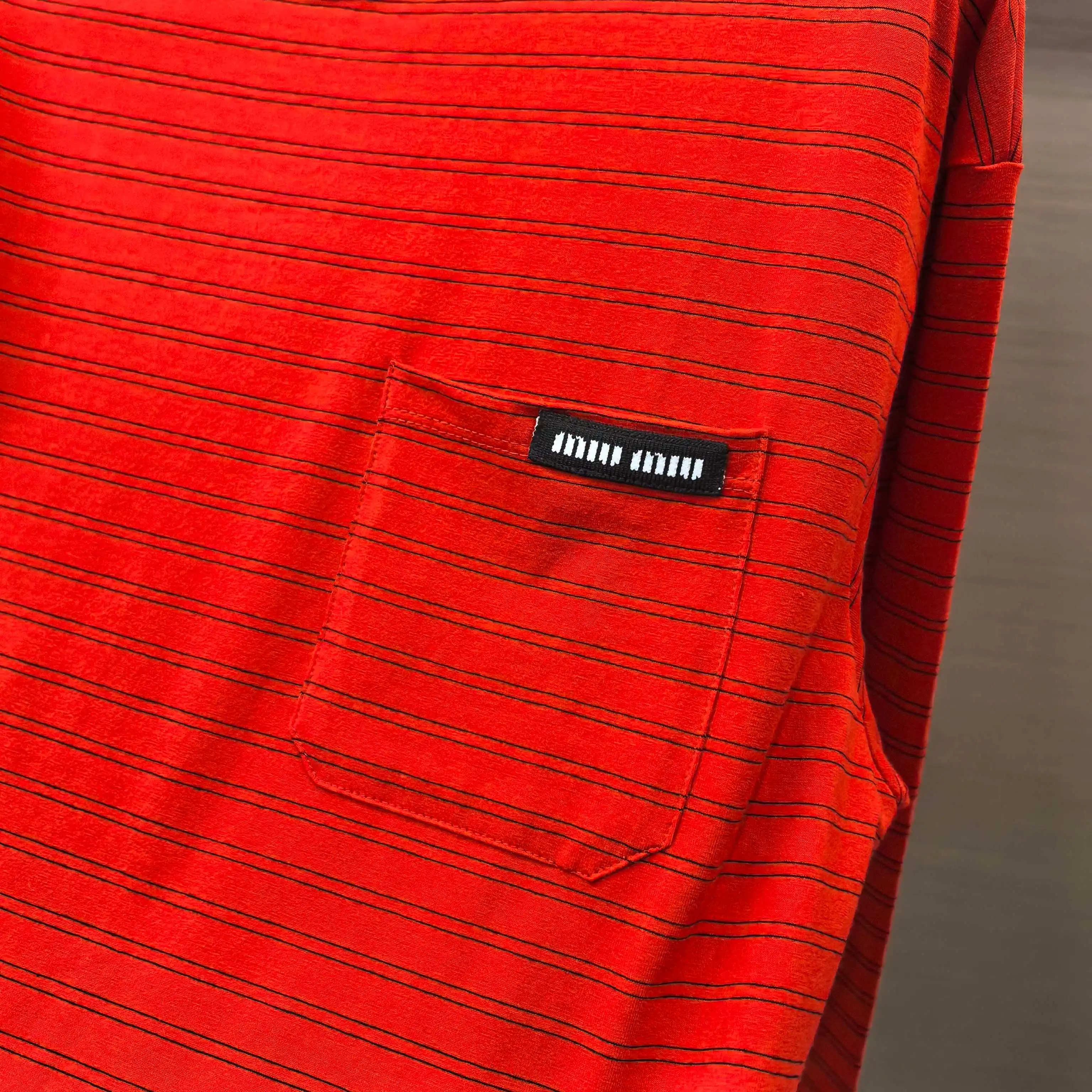 Striped Cotton Long-Sleeve T-Shirt D16522504 — view 4