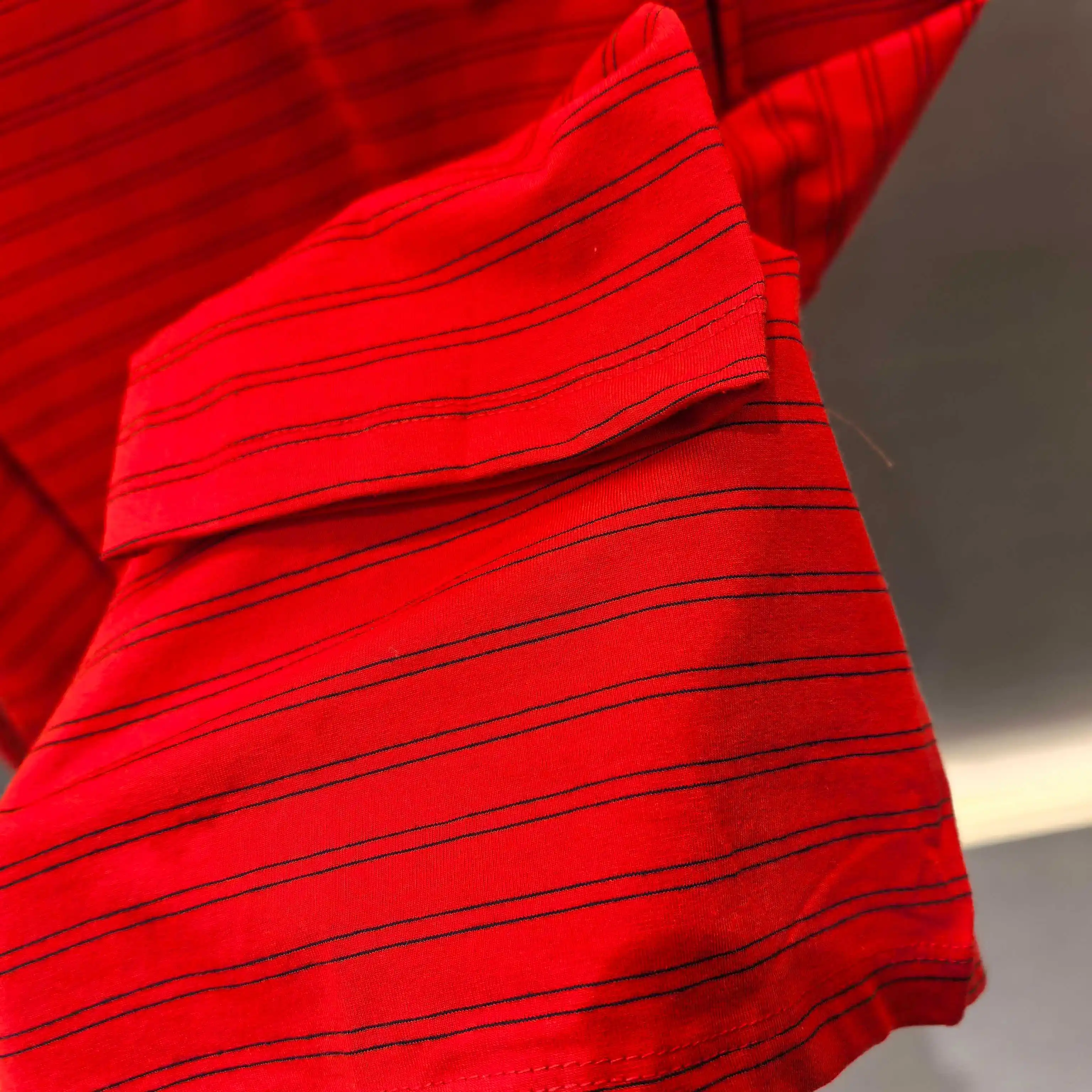 Striped Cotton Long-Sleeve T-Shirt D16522504 — view 7