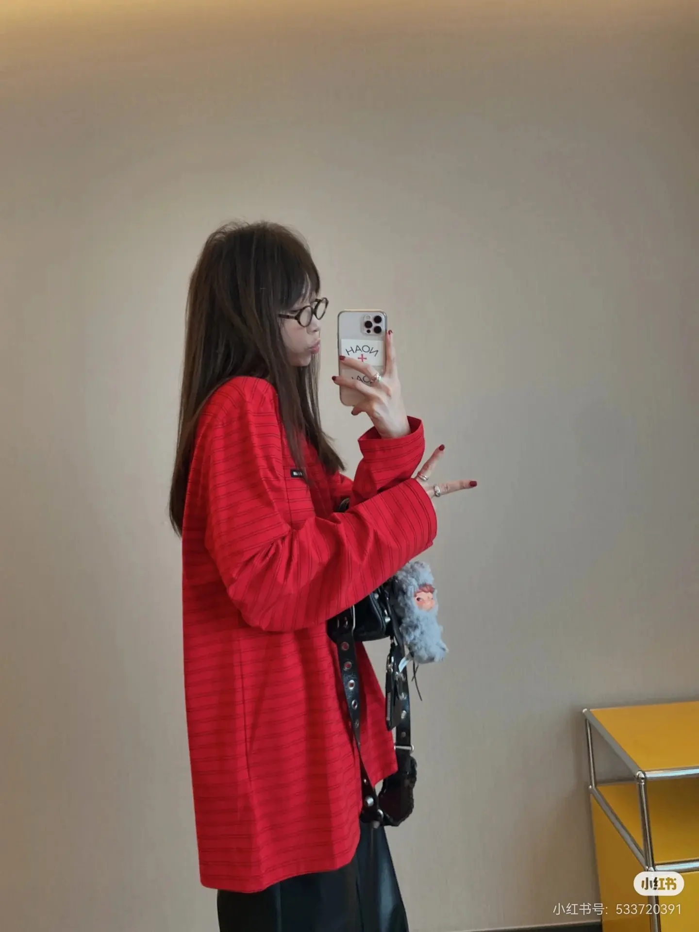 Striped Long-Sleeve Cotton T-Shirt D16522506 — view 4