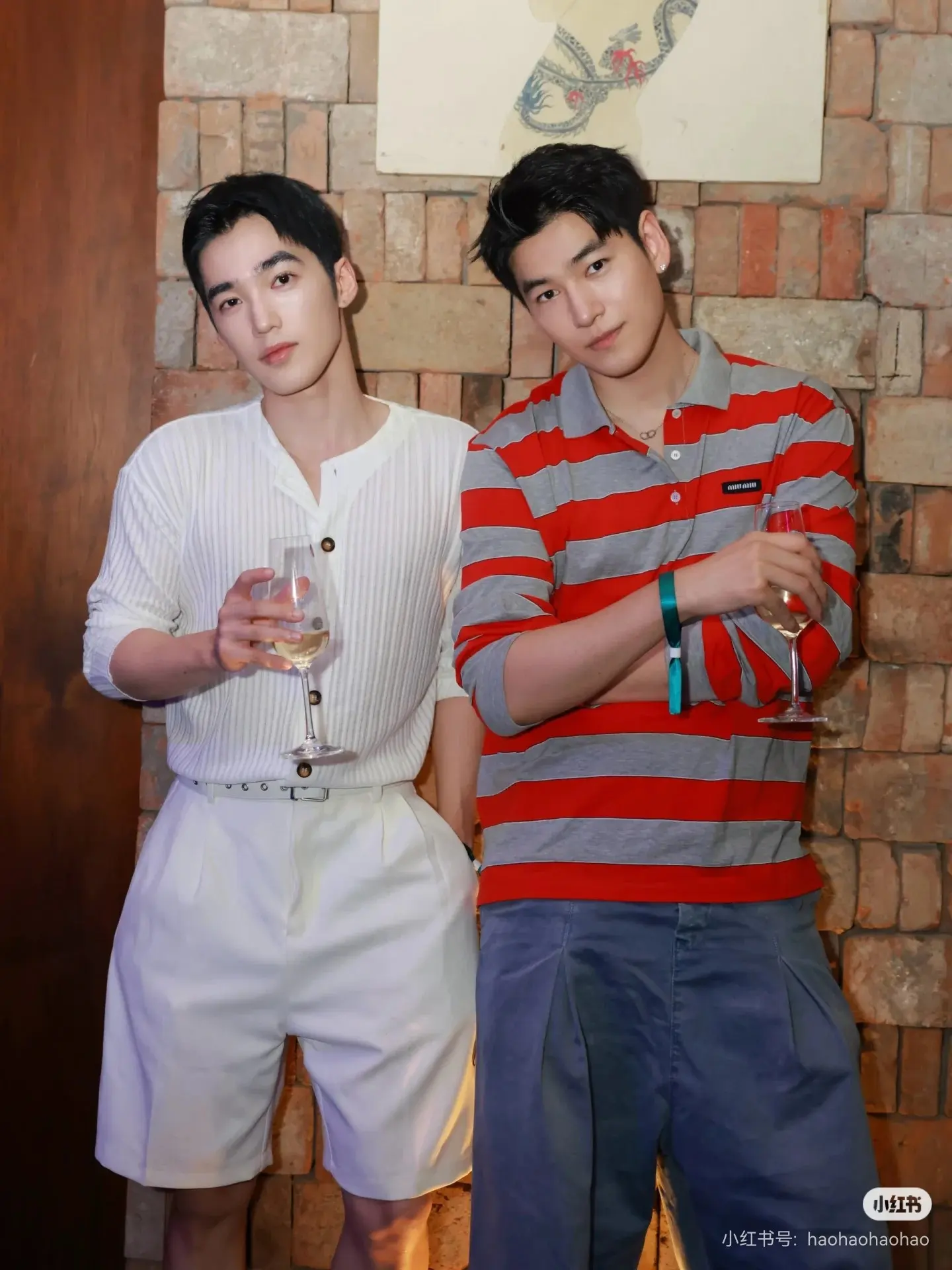 Striped Long-Sleeve Polo Shirt D16522514 — view 4
