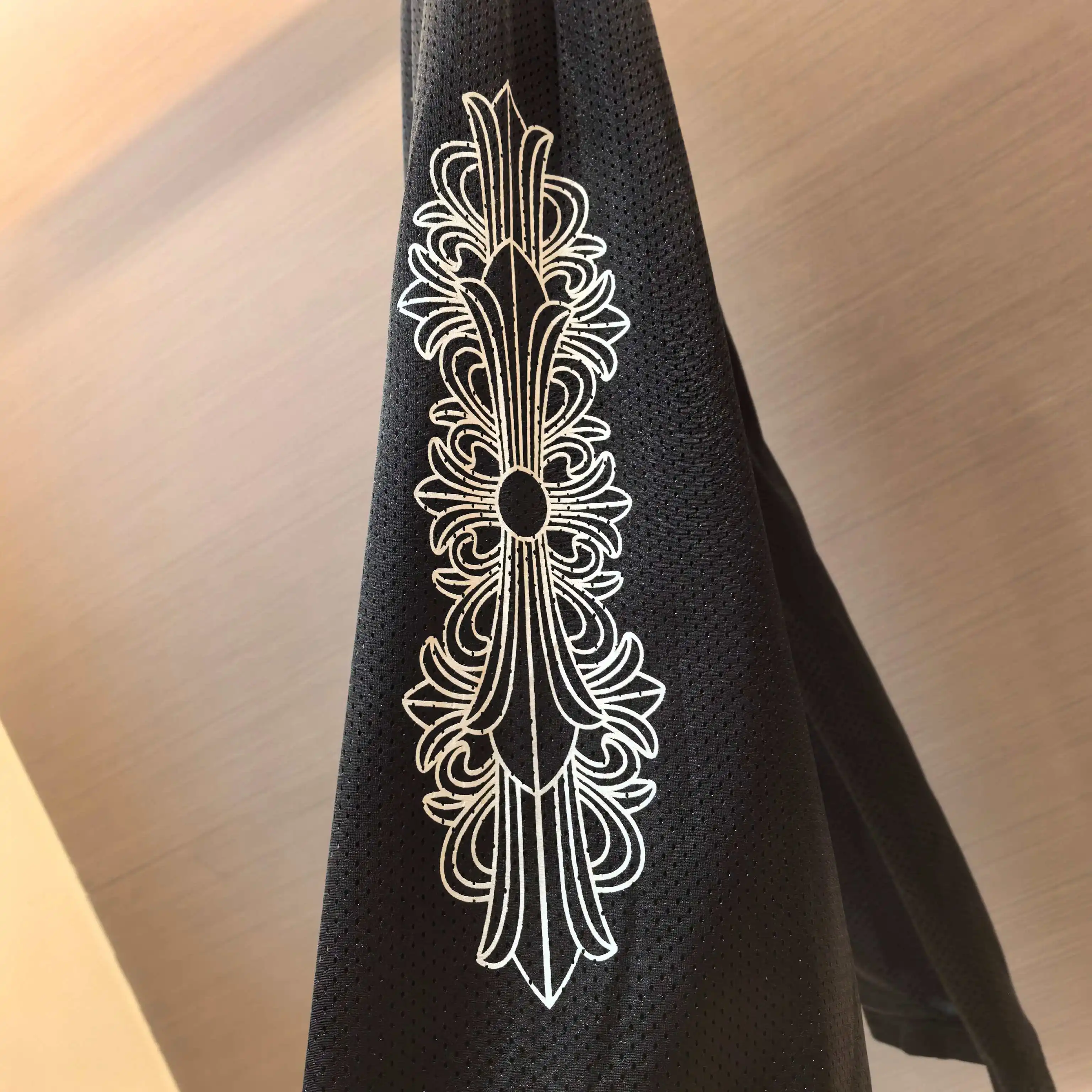 Chrome Hearts Vine Cross Embroidered Mesh Trousers D17022434 — view 7