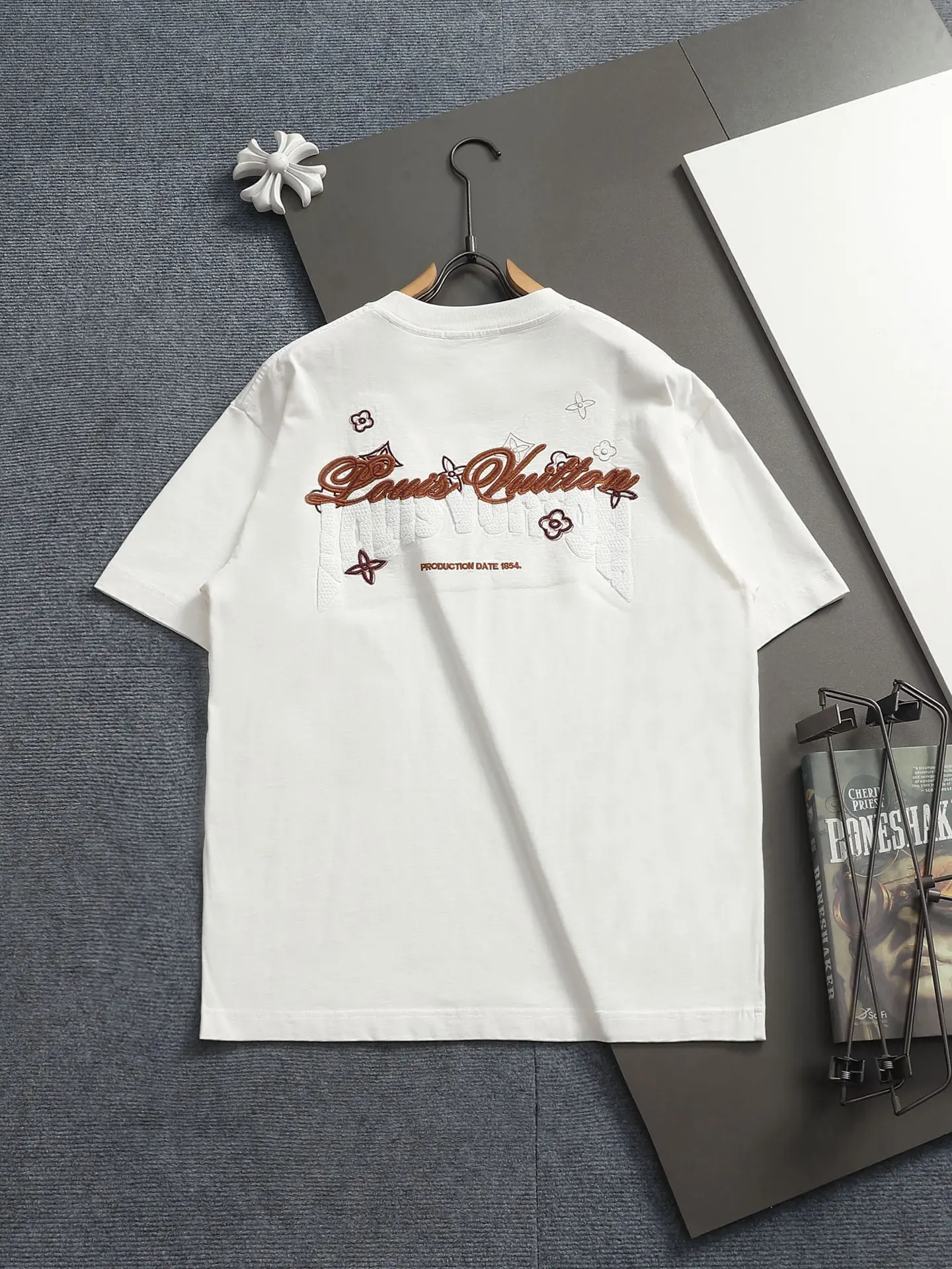 Embroidered Logo Cotton T-Shirt D17014210 — view 2