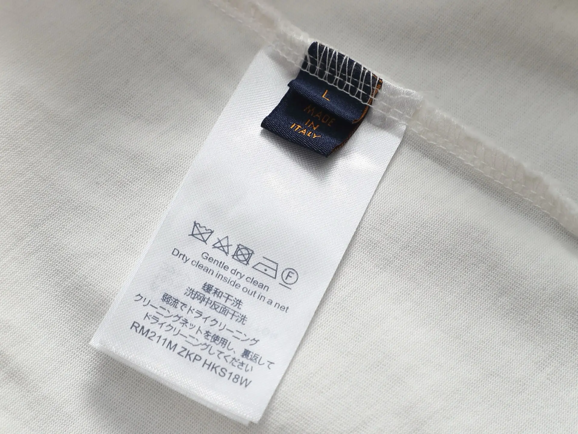 Embroidered Logo Cotton T-Shirt D17014210 — view 9
