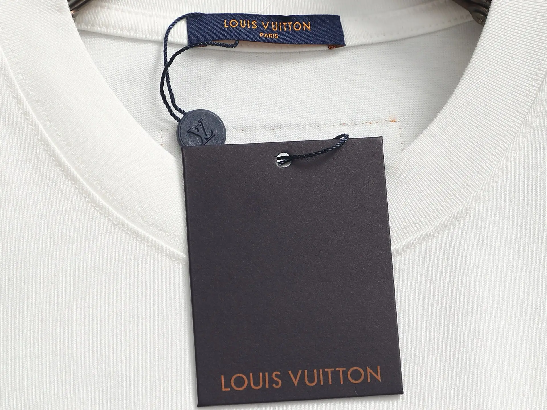 Denim Patchwork Logo Cotton T-Shirt D17014208 — view 6