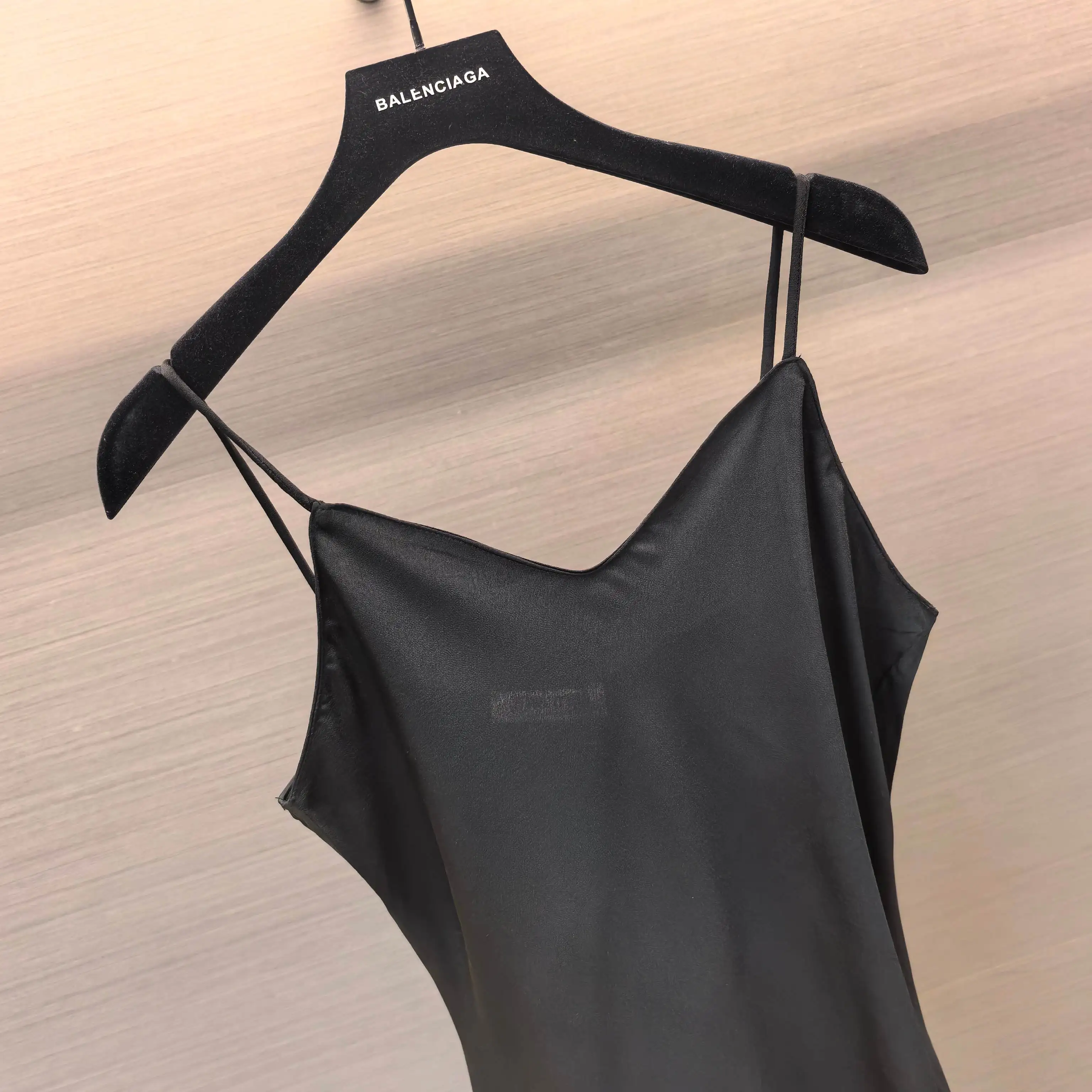 Lace-Trimmed Silk Slip Dress D17022453 — view 3