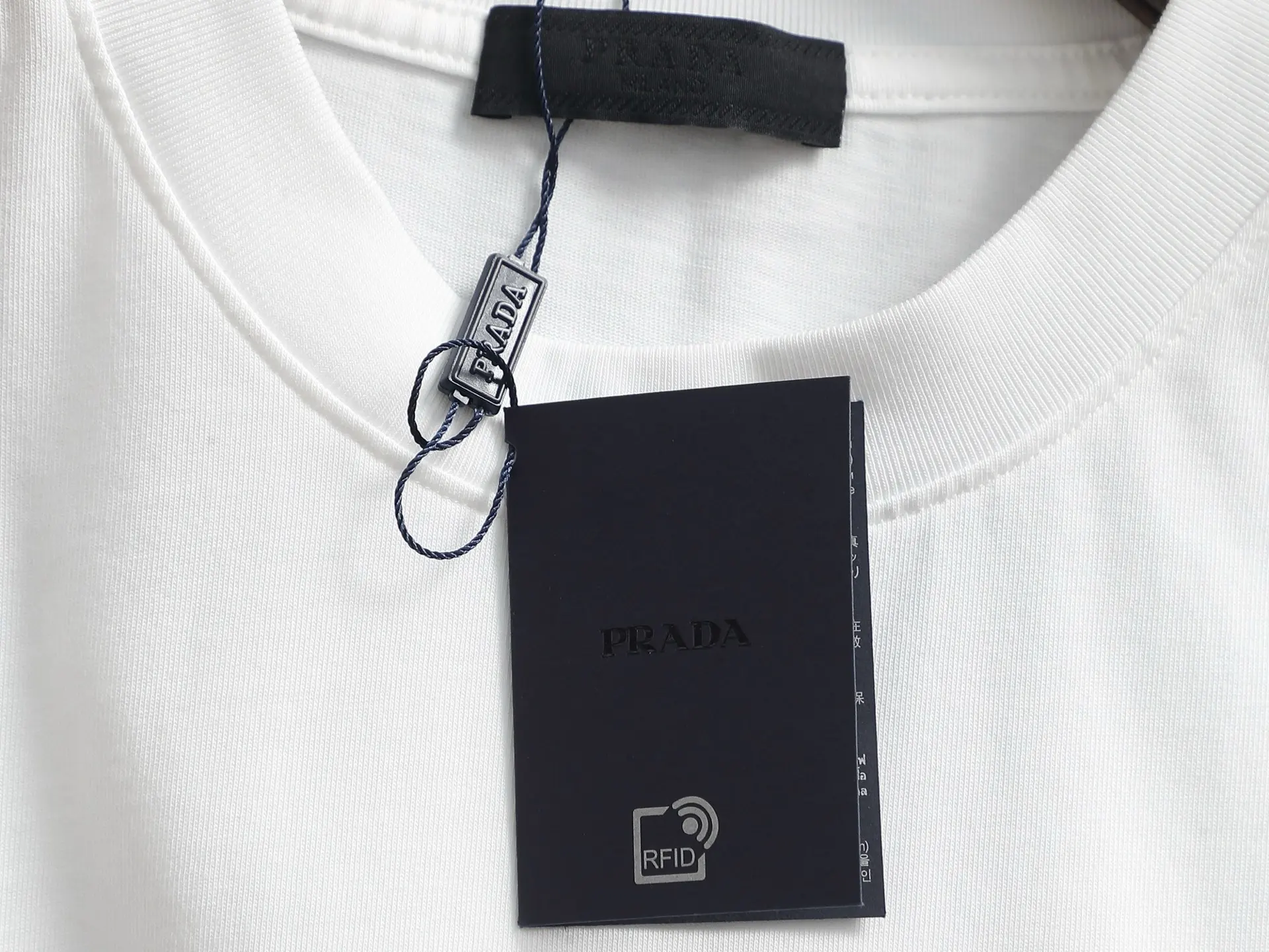 Logo-Embroidered Cotton-Jersey T-Shirt D17014183 — view 6