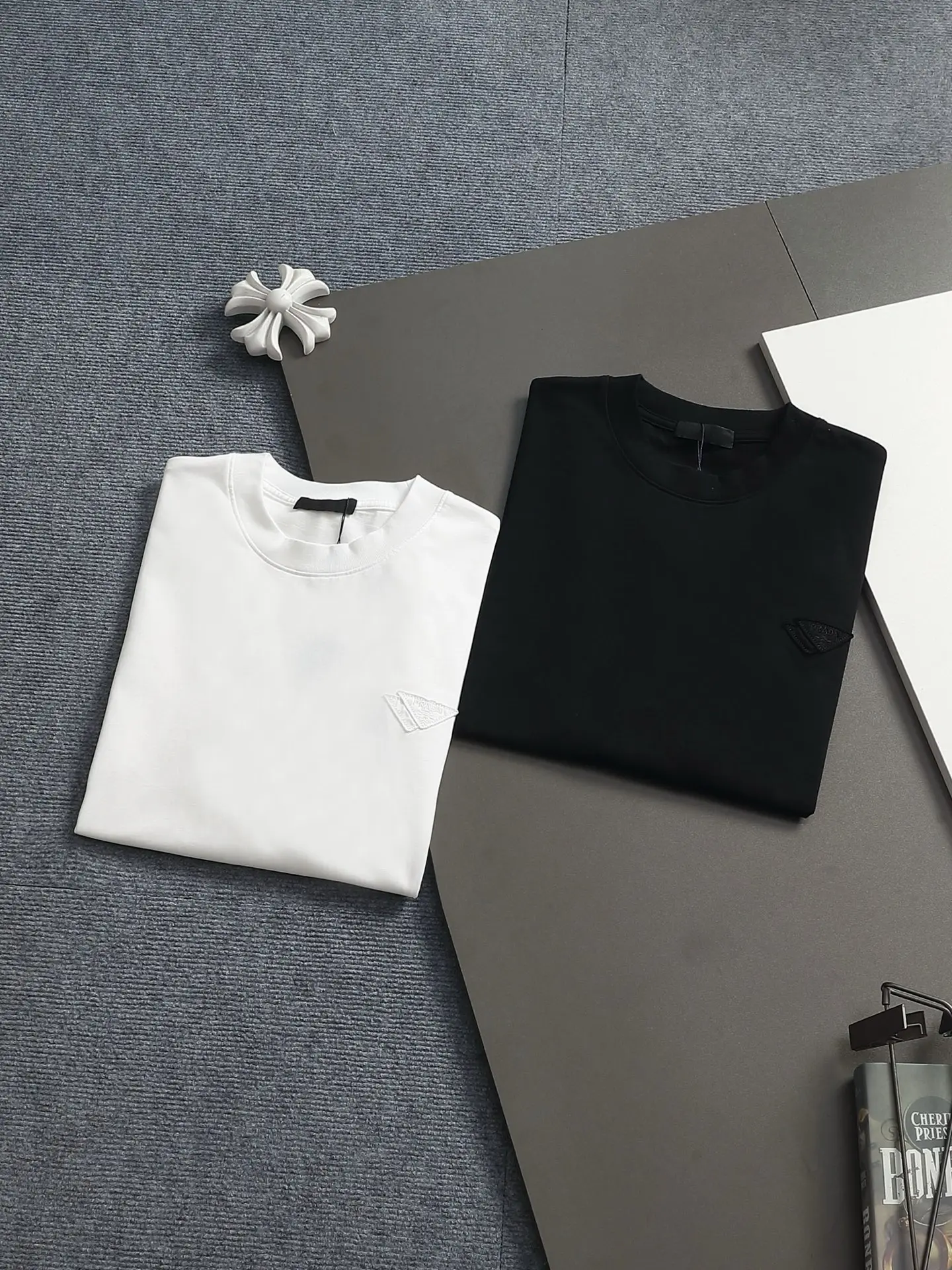 Logo-Embroidered Cotton-Jersey T-Shirt D17014183 — view 12