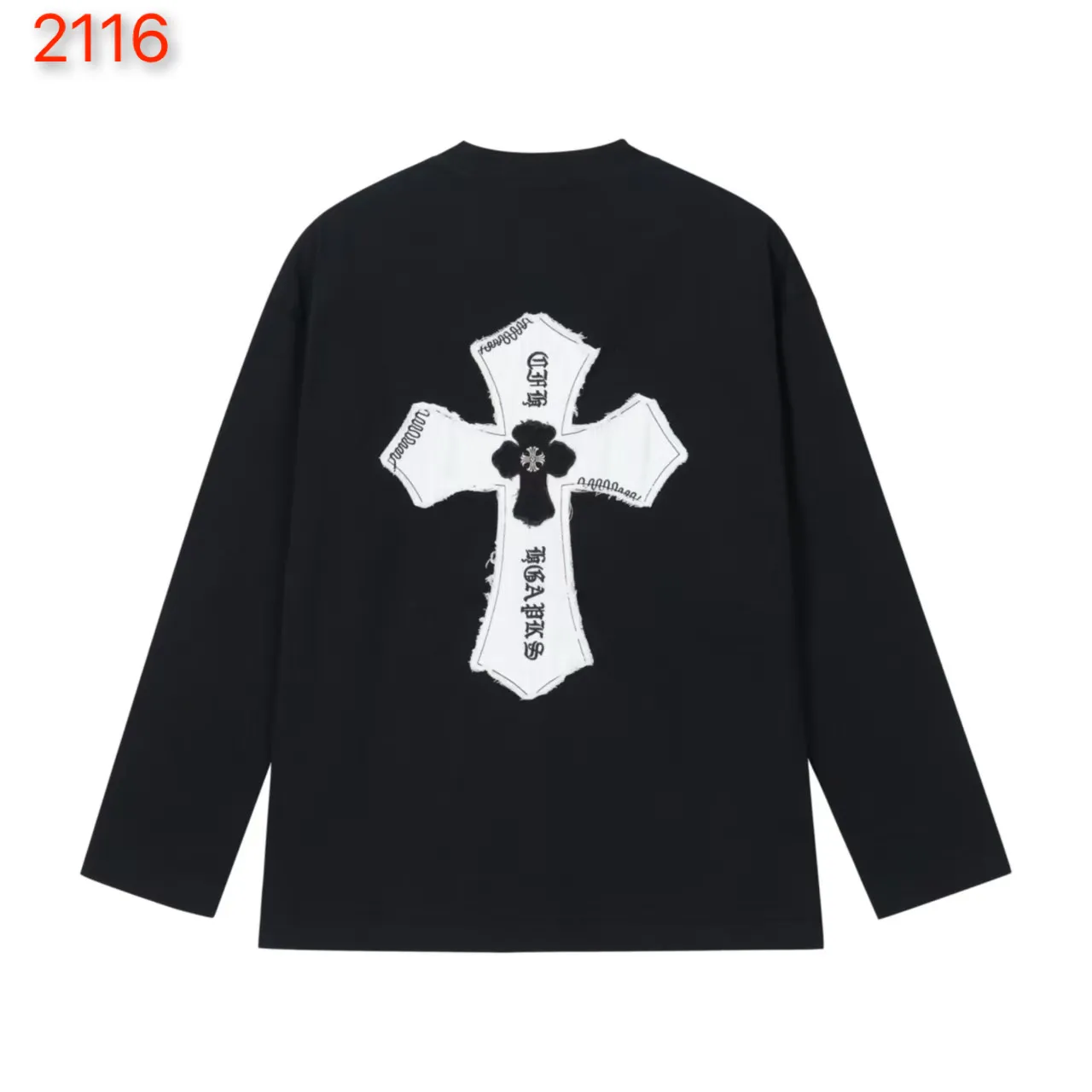 Embroidered Patch Long-Sleeve T-Shirt D17523609