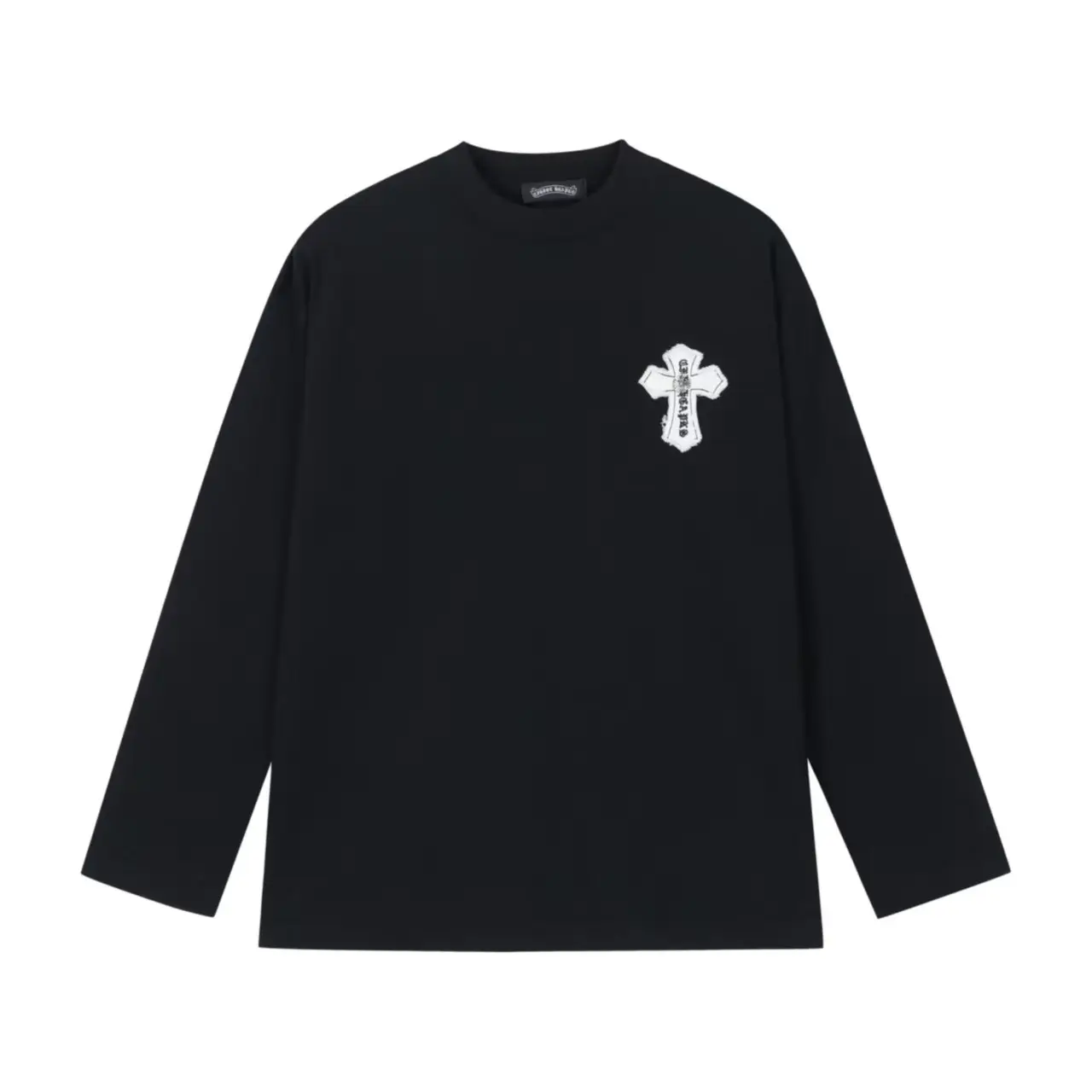 Embroidered Patch Long-Sleeve T-Shirt D17523609 — view 2