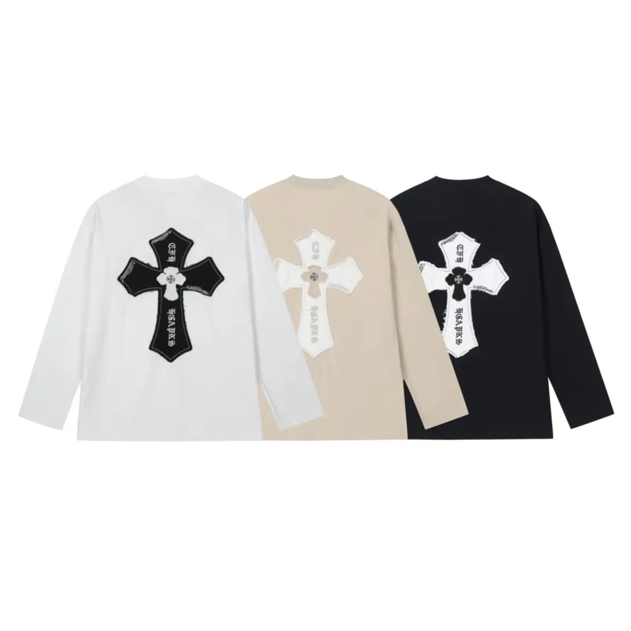 Embroidered Patch Long-Sleeve T-Shirt D17523609 — view 8