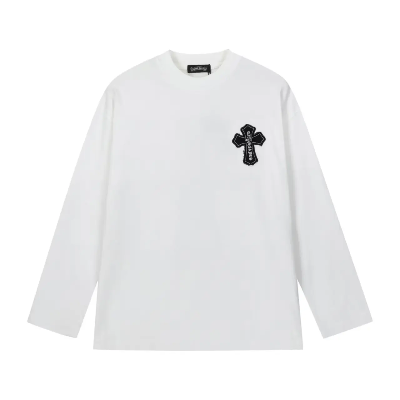 Cross Patch Embroidered Long-Sleeve T-Shirt D17523608 — view 2