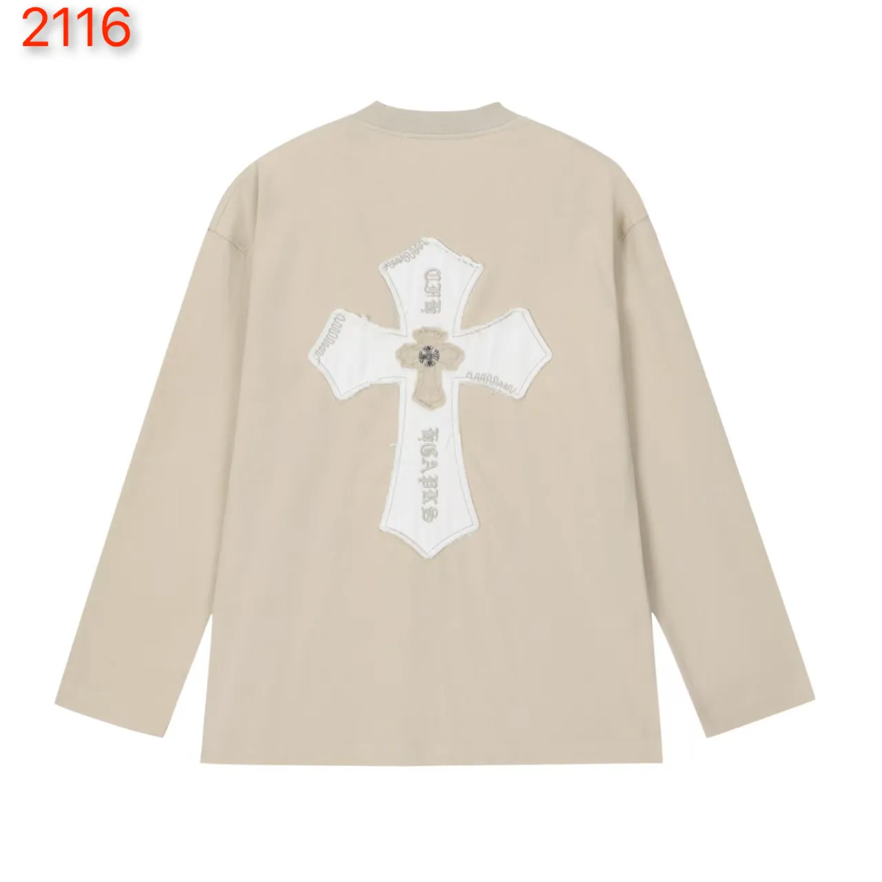 Embroidered Patch Long-Sleeve T-Shirt D17523610