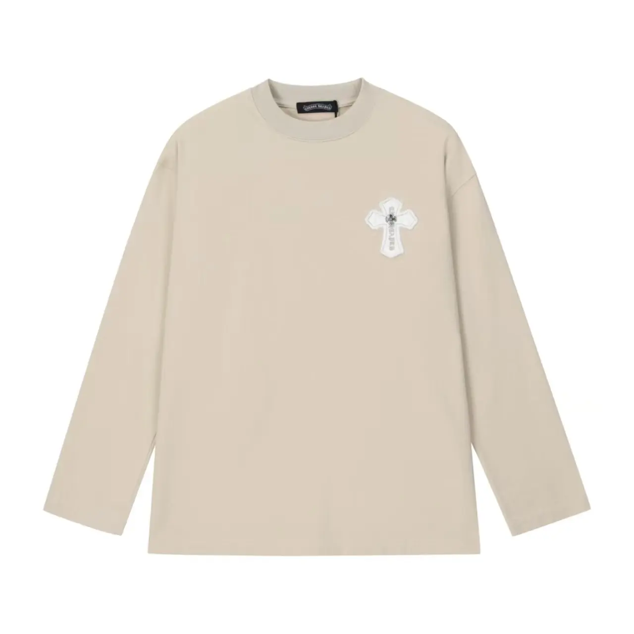 Embroidered Patch Long-Sleeve T-Shirt D17523610 — view 2