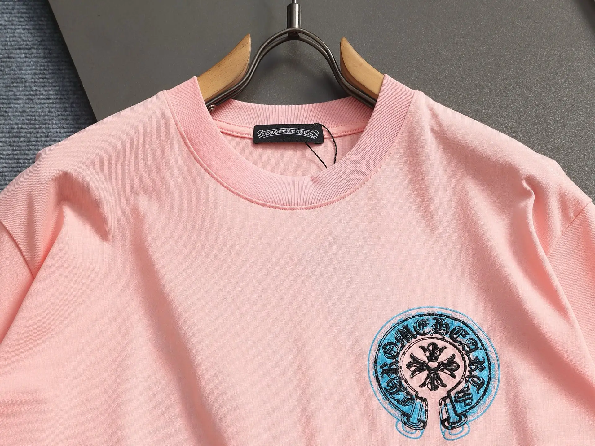 Embroidered Horseshoe Logo Cotton T-Shirt D17514181 — view 3