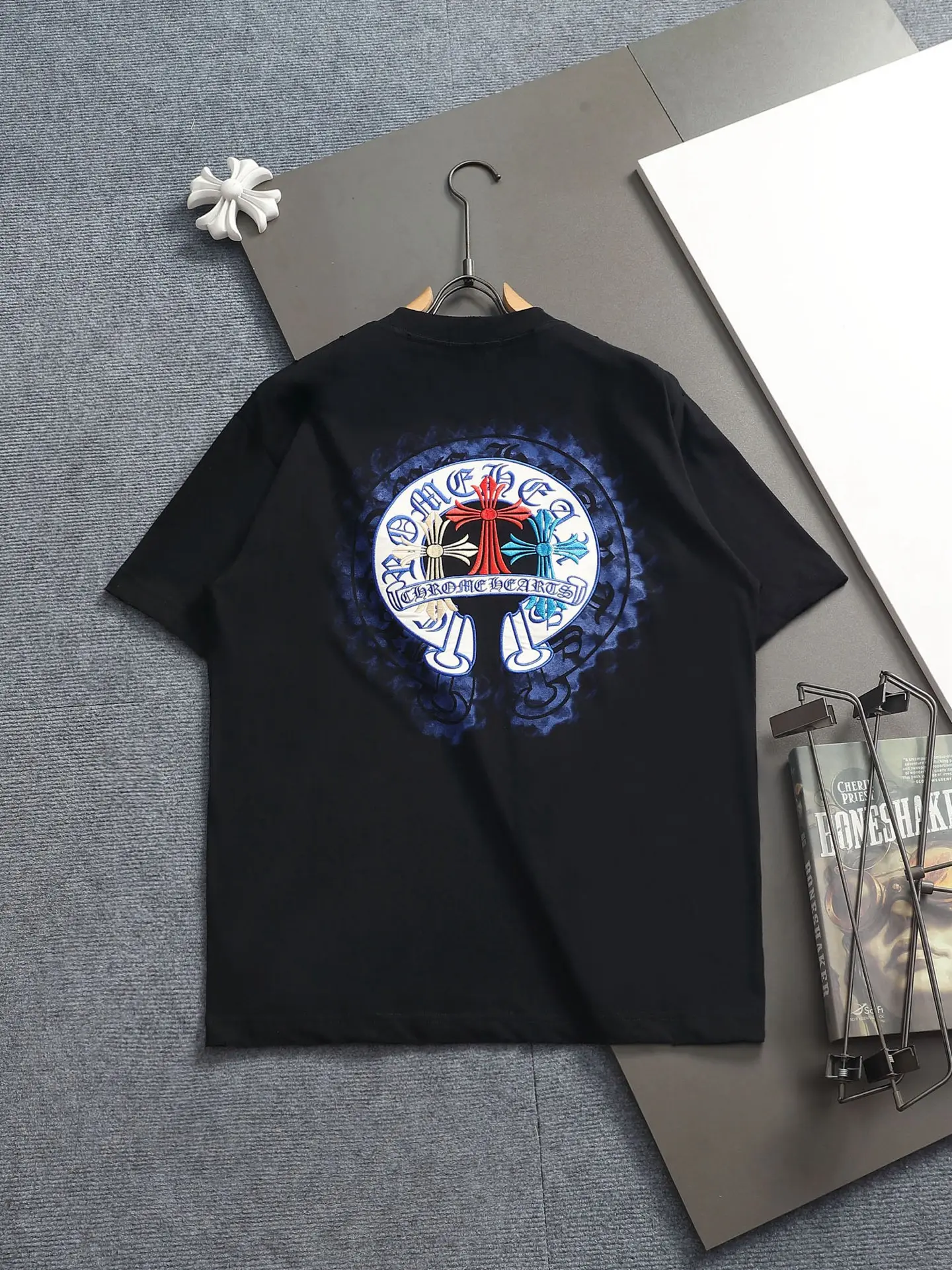 Embroidered Horseshoe Logo Cotton T-Shirt D17514207 — view 2