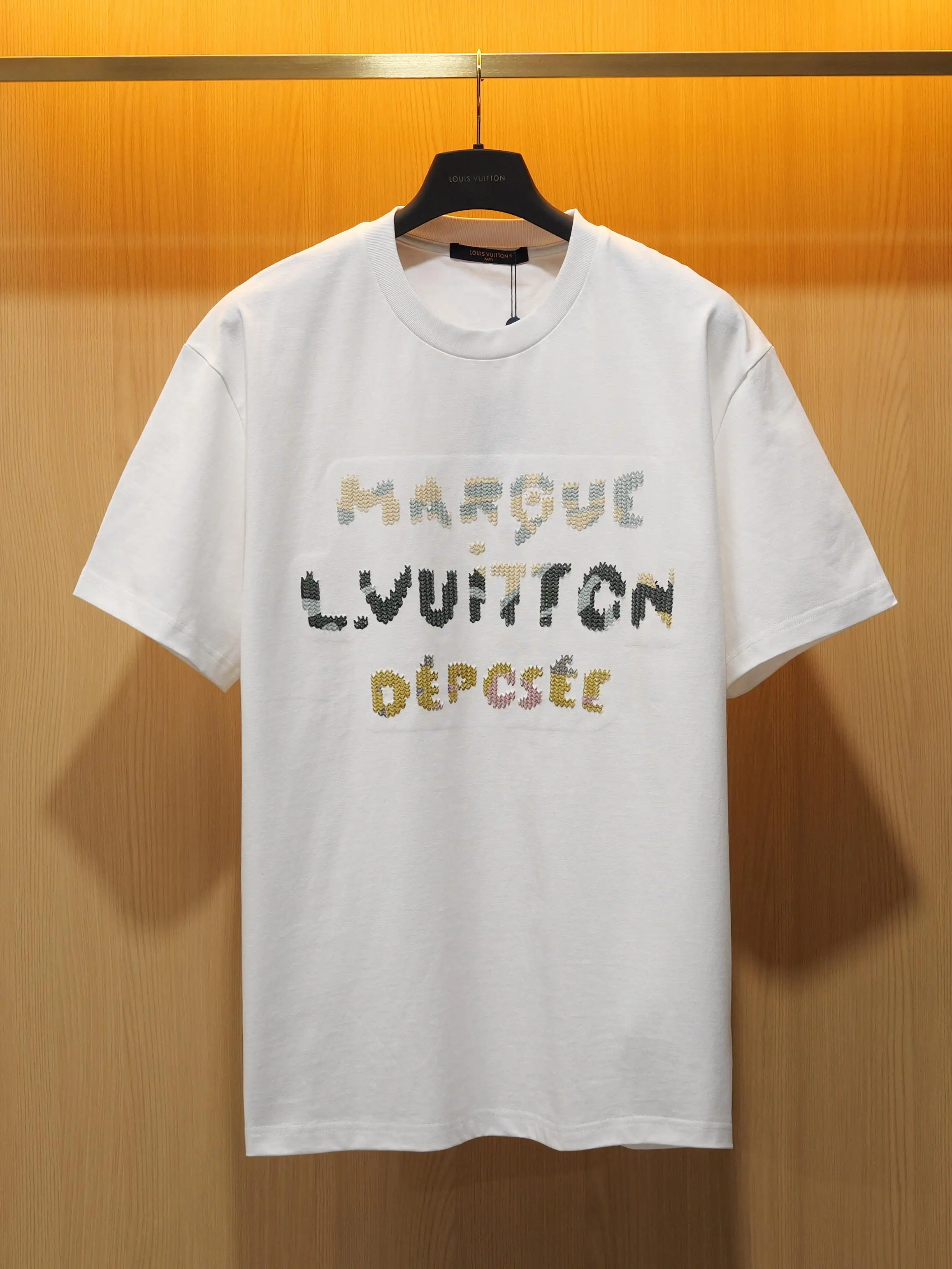 Trompe L'oeil Embroidered Logo T-Shirt D18519110