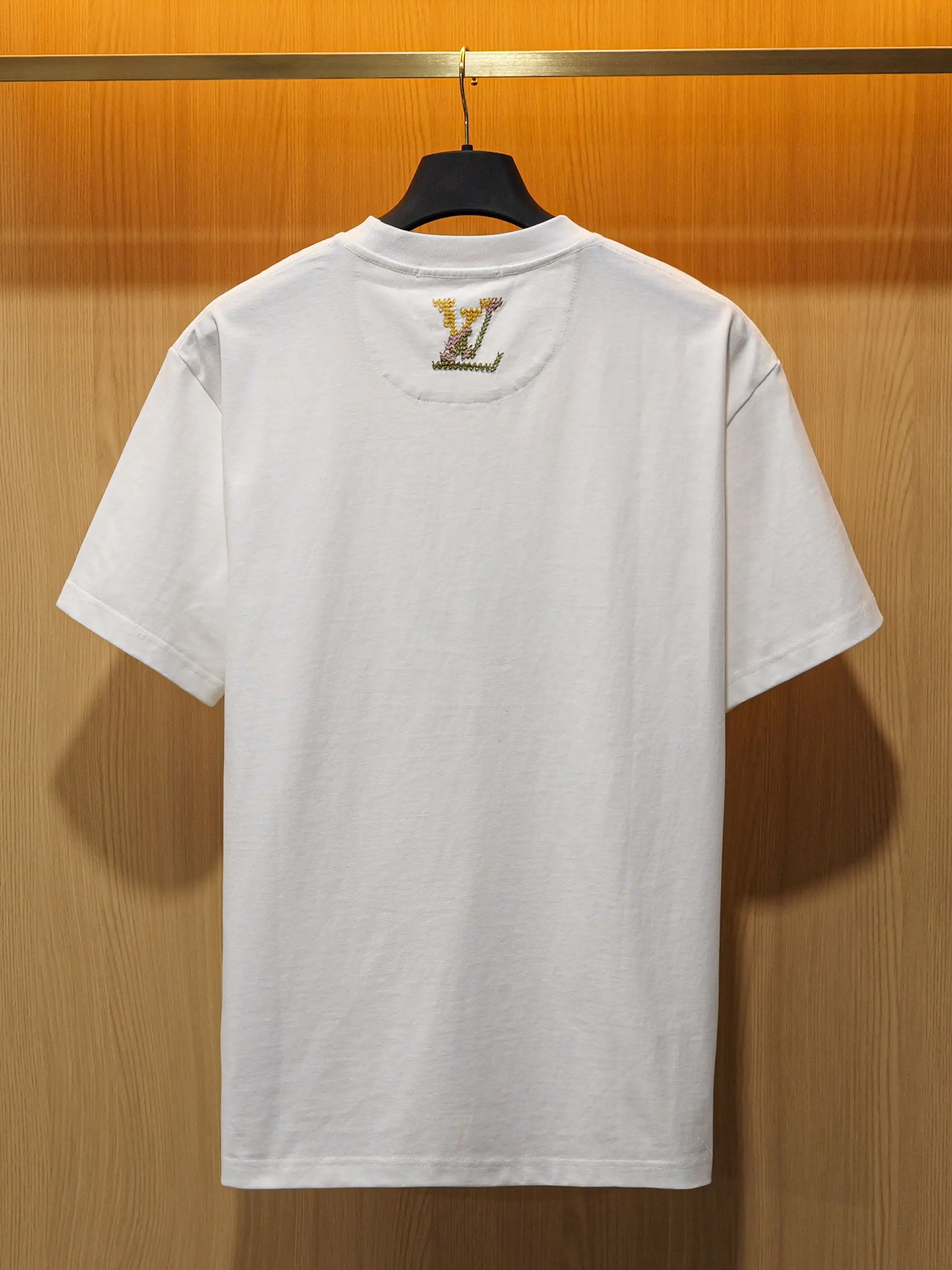 Trompe L'oeil Embroidered Logo T-Shirt D18519110 — view 2