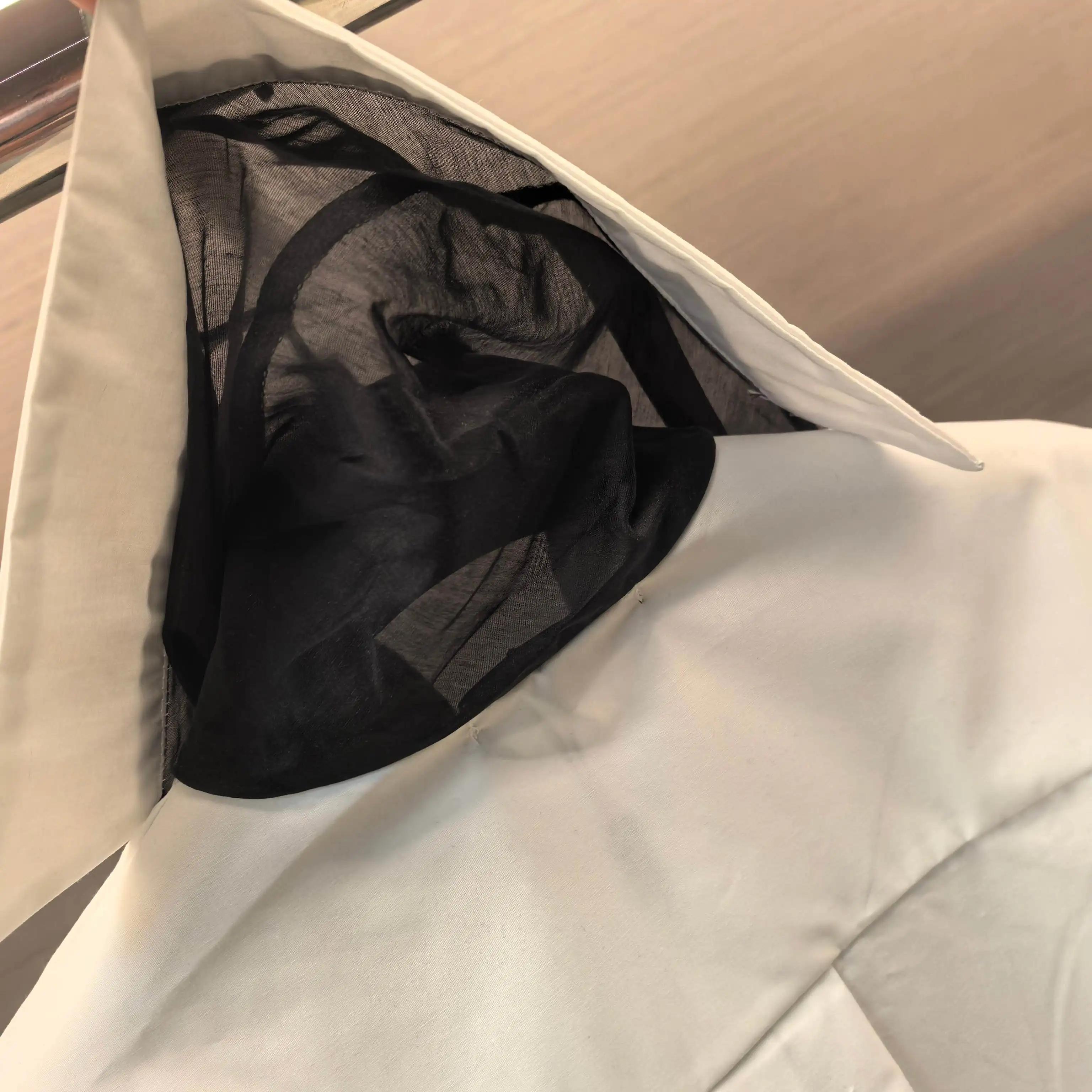 Tie-Neck Cotton-Blend Poplin Shirt D18522413 — view 8