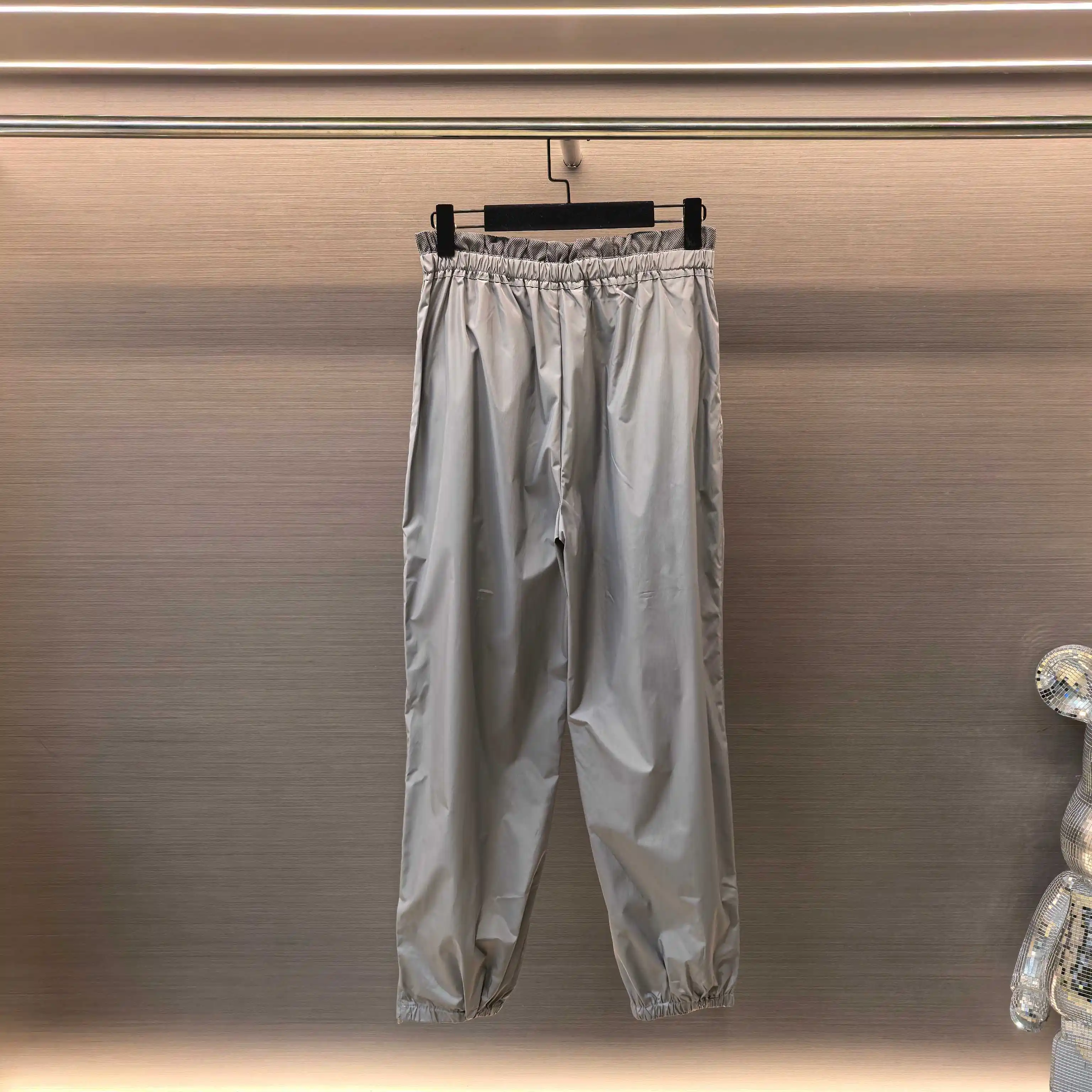 Logo-Patch Technical Silk Track Pants D19022511 — view 2