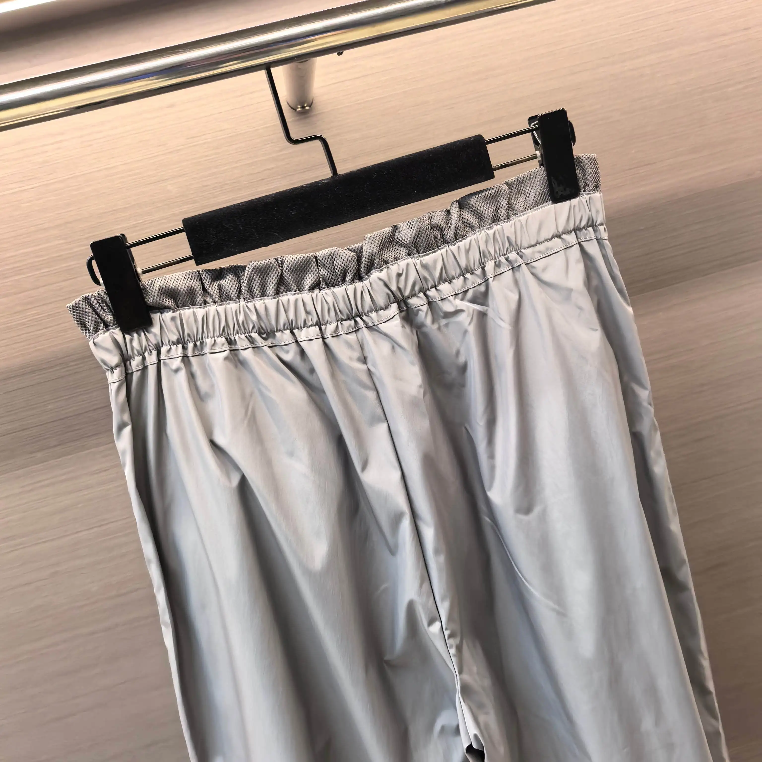 Logo-Patch Technical Silk Track Pants D19022511 — view 7