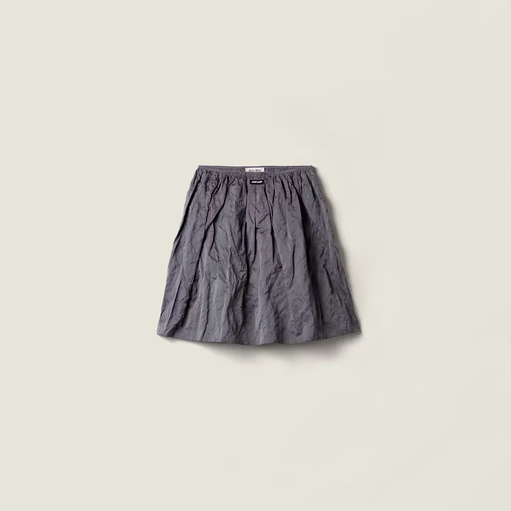 Duchesse Silk-Blend Ruched Top and Skirt Set D19022425 — view 4