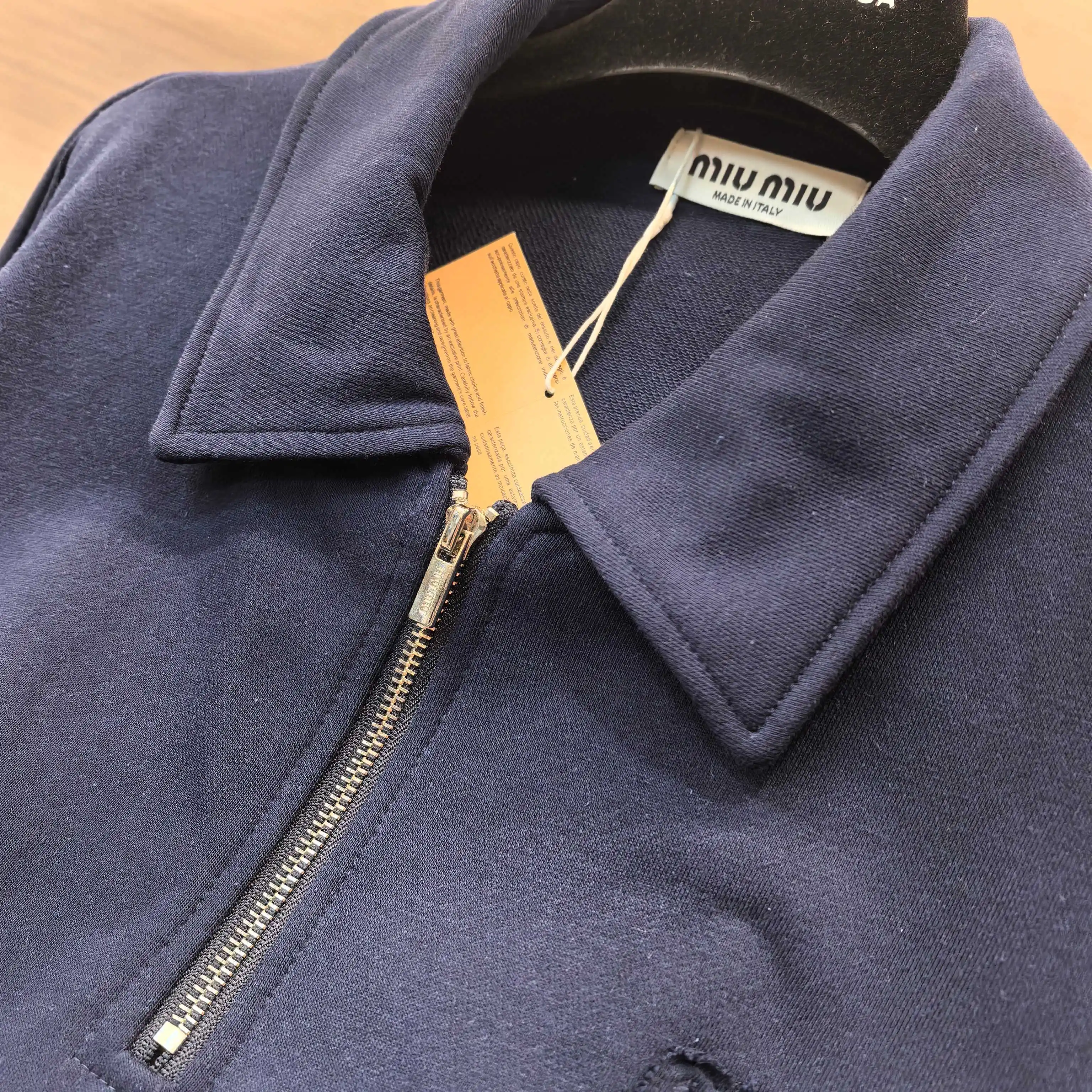 Logo-Embroidered Color-Block Quarter-Zip Sweatshirt D19022379 — view 8