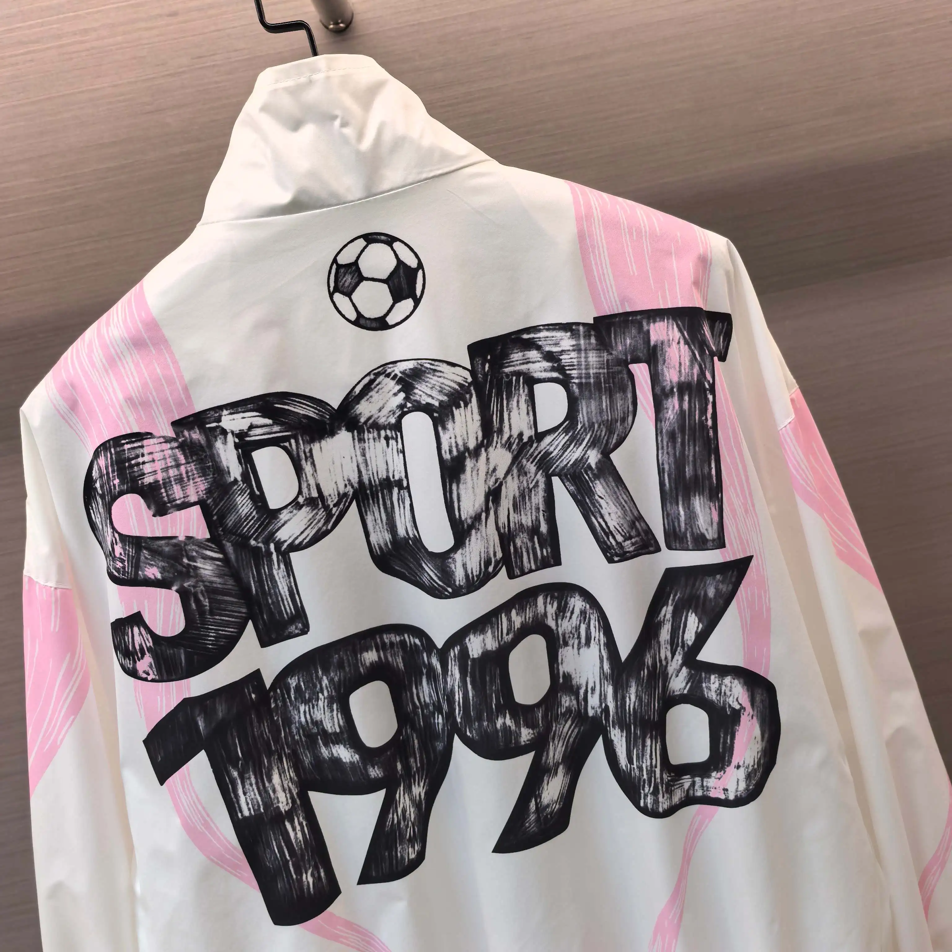 Fashion Football Graffiti Print Track Jacket D20022443 — view 4