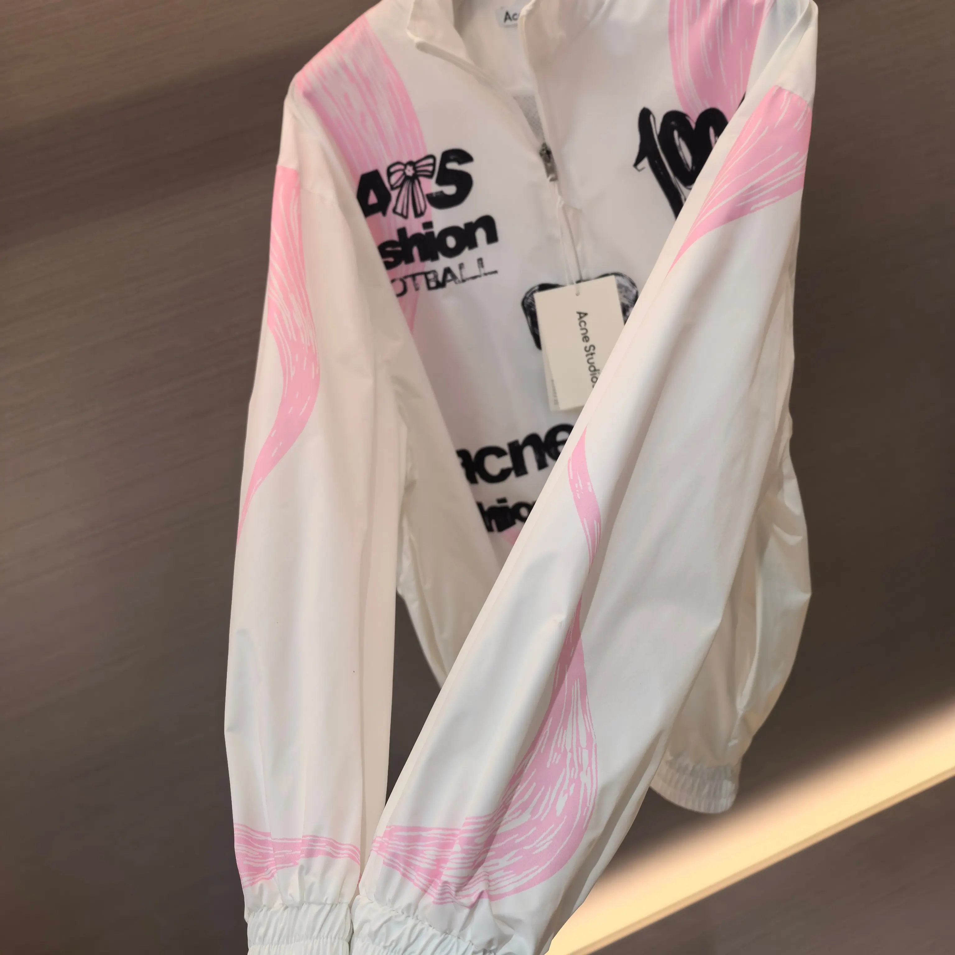 Fashion Football Graffiti Print Track Jacket D20022443 — view 7