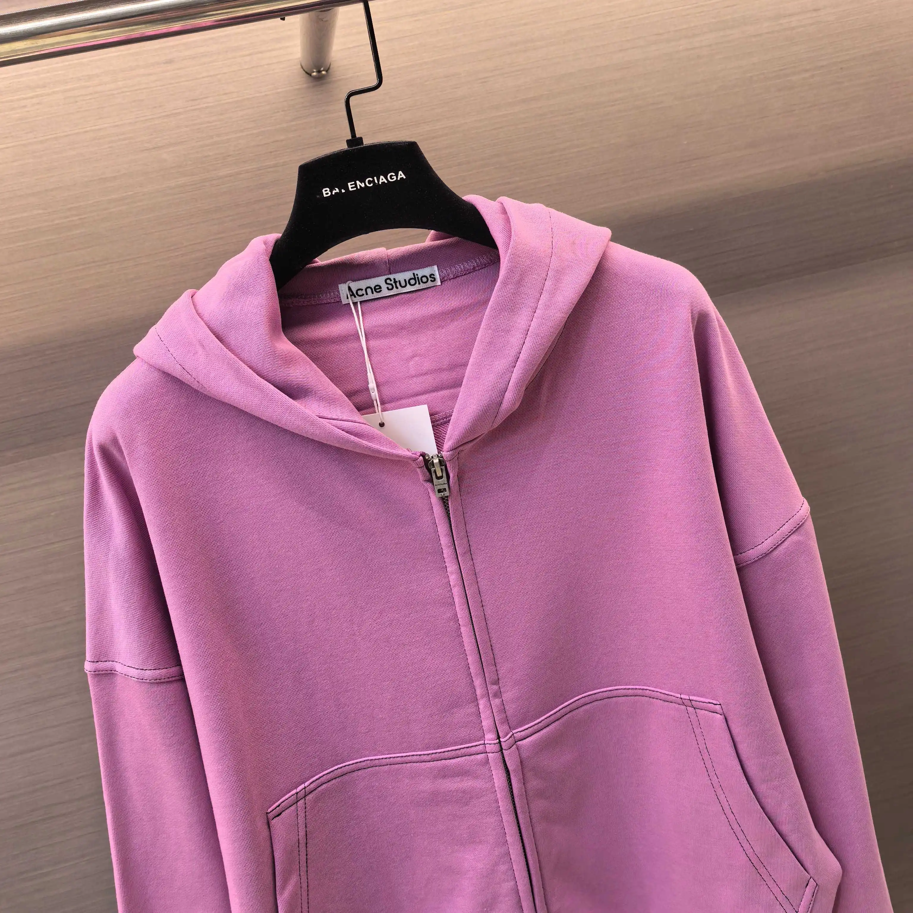 Logo Embroidered Zip-Up Hoodie D20522374 — view 4