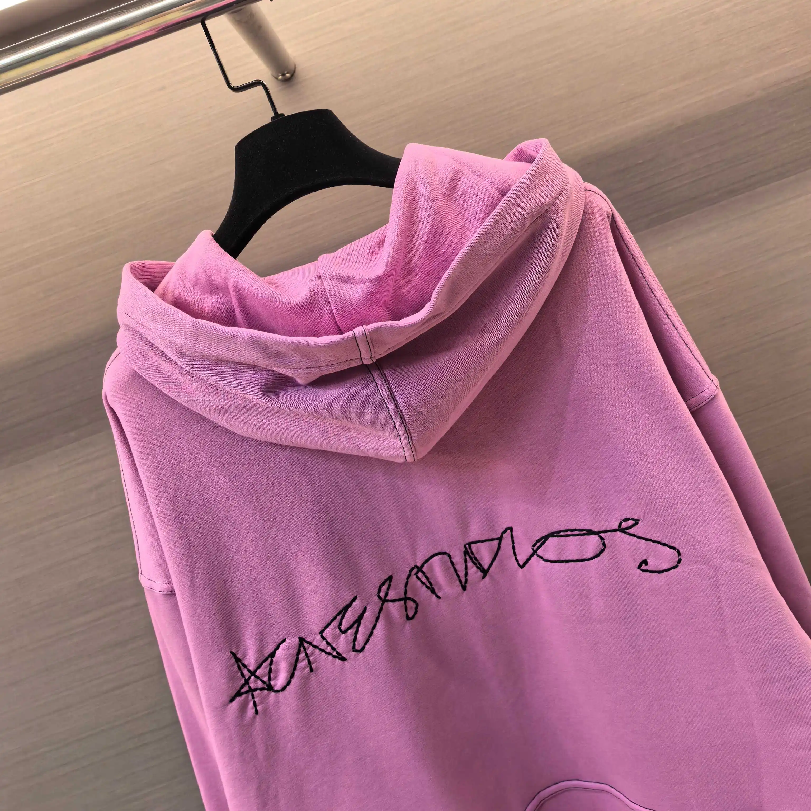Logo Embroidered Zip-Up Hoodie D20522374 — view 7
