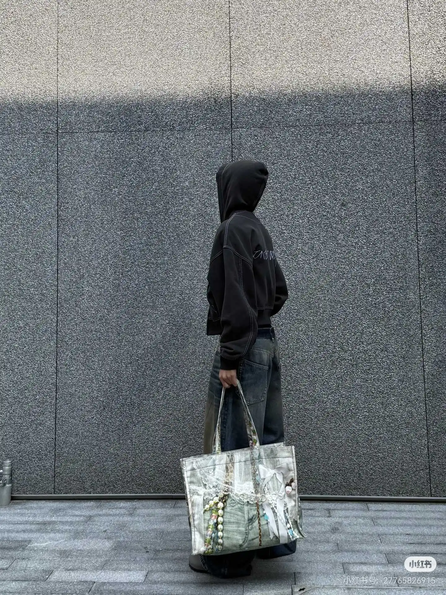 Acne Studios Contrast-Stitch Zip-Up Hoodie D20522369 — view 2