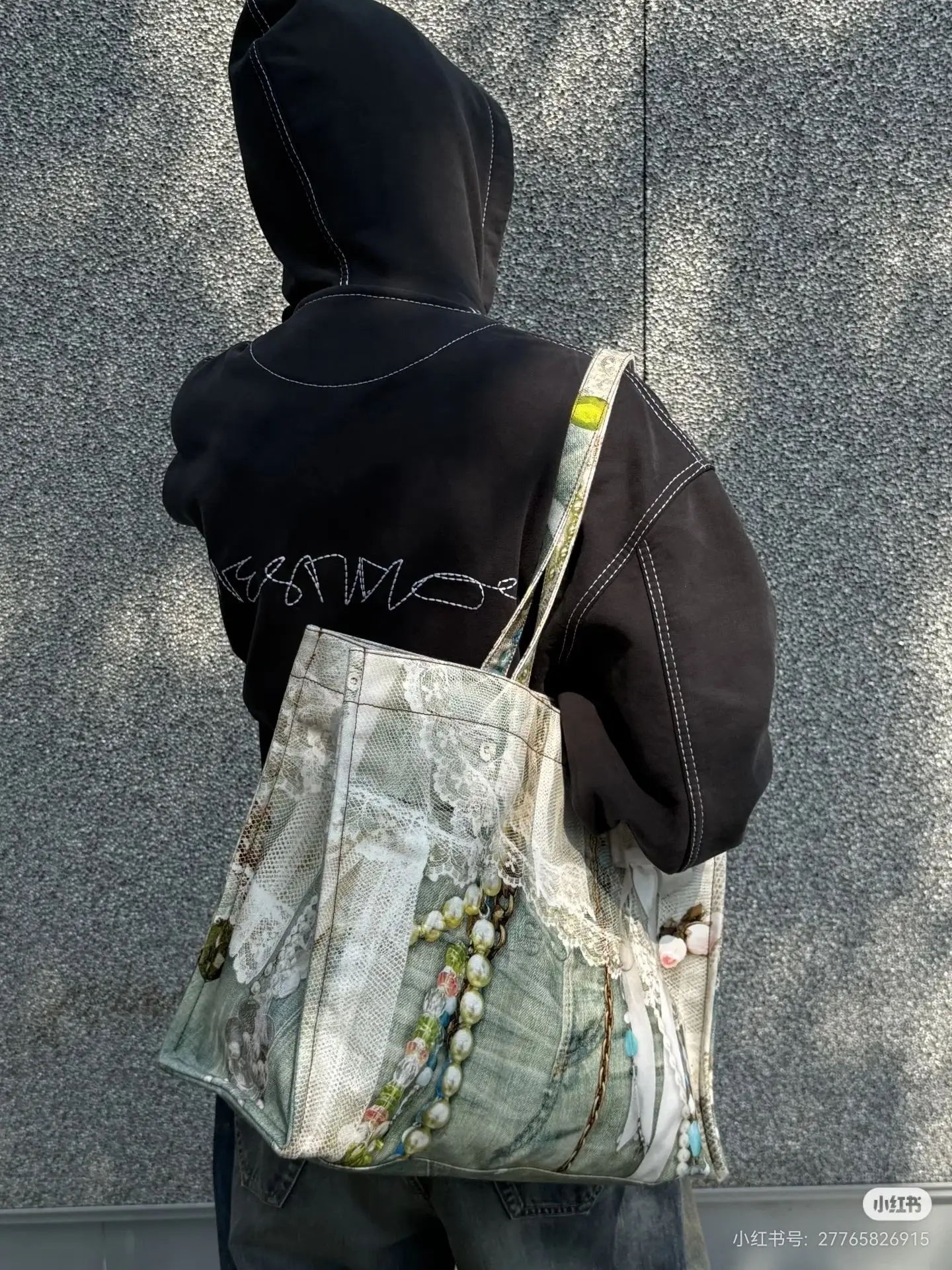 Acne Studios Contrast-Stitch Zip-Up Hoodie D20522369 — view 4