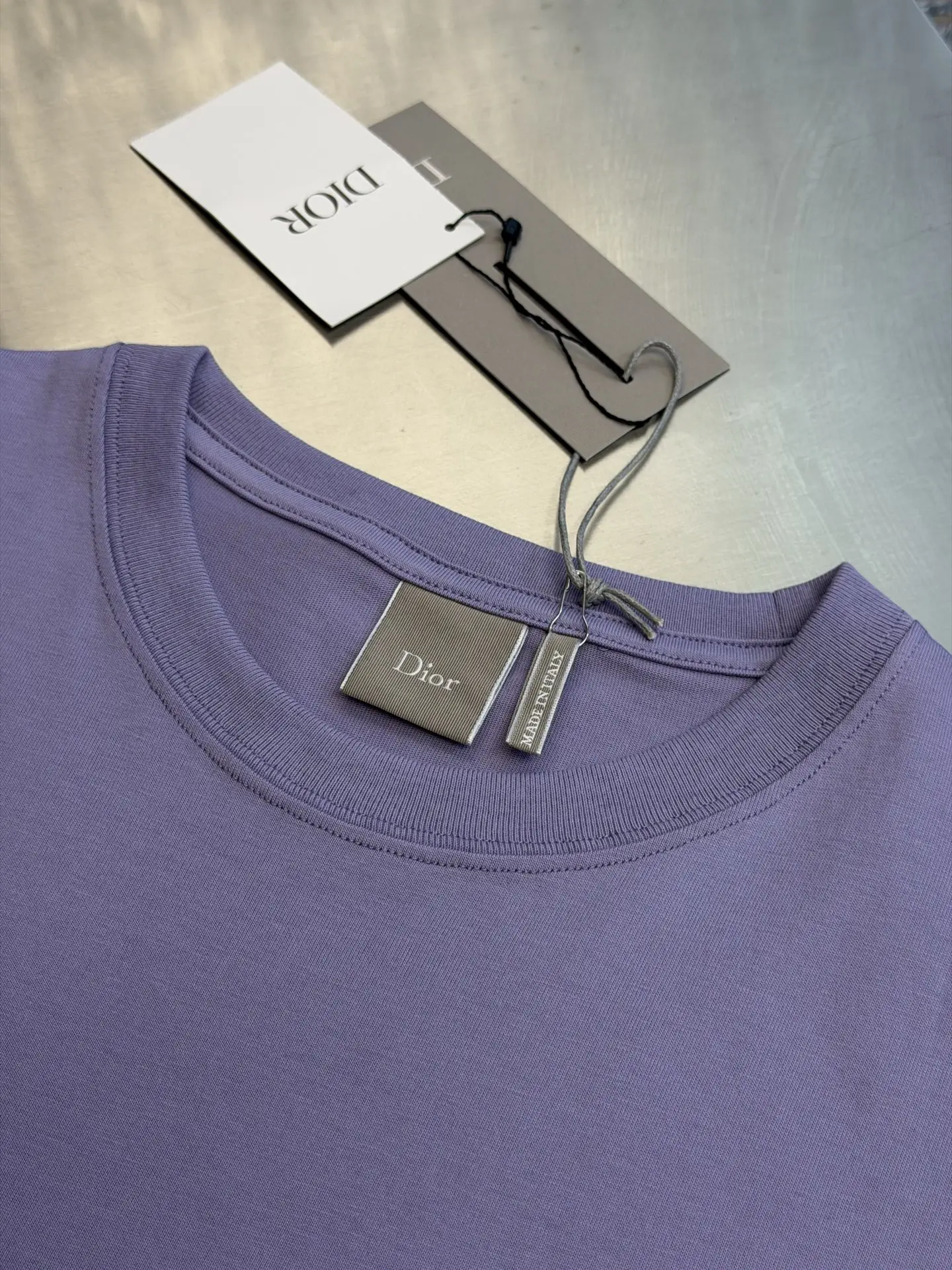 Logo-Embroidered Cotton Jersey T-Shirt D20519161 — view 5