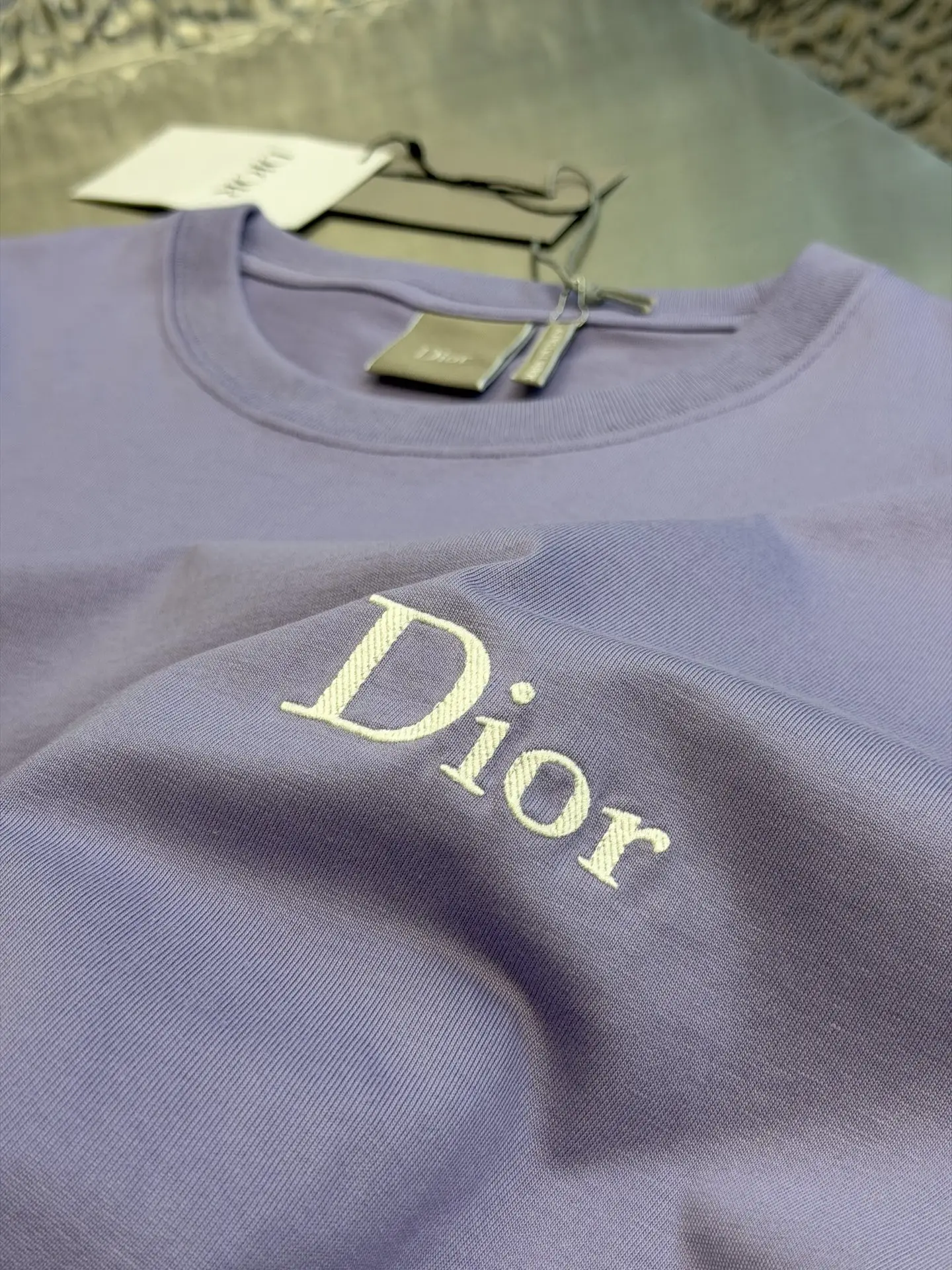Logo-Embroidered Cotton Jersey T-Shirt D20519161 — view 9