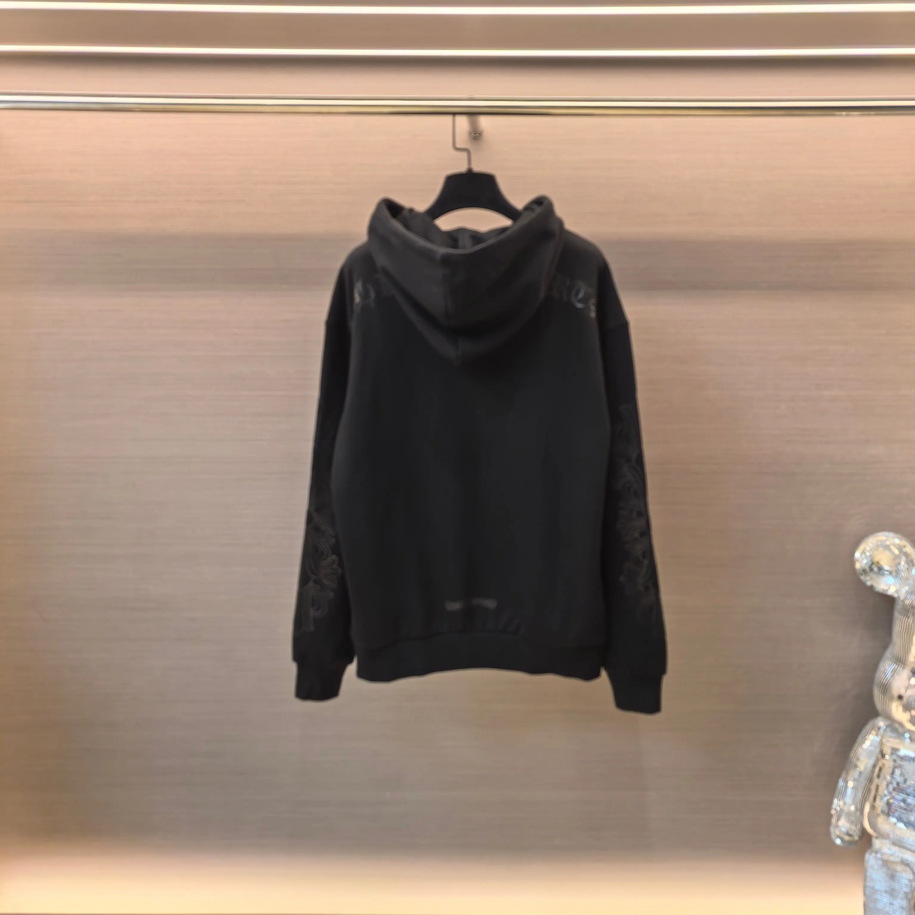 Chrome Hearts Tonal Cross Print Hoodie D21022471 — view 2