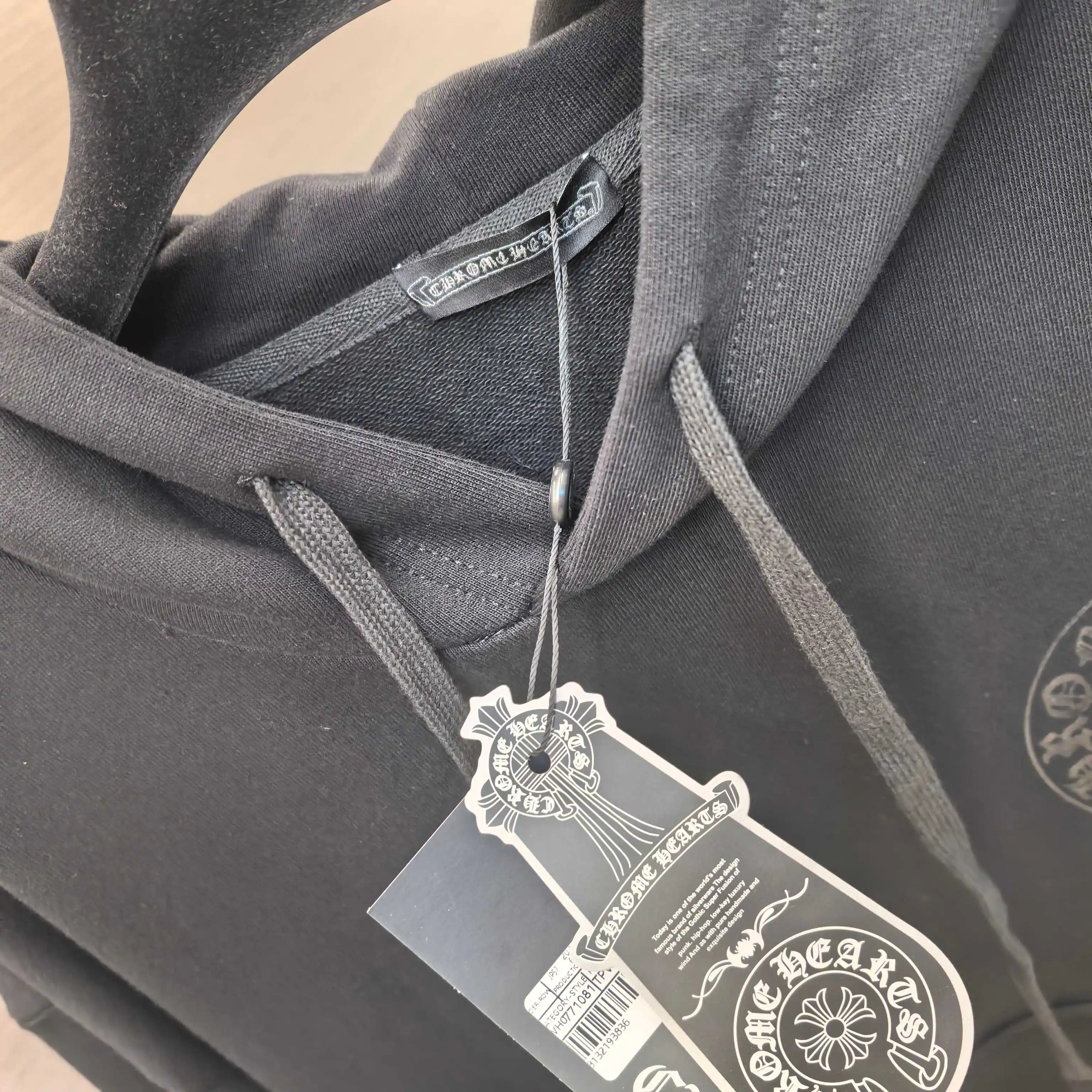 Chrome Hearts Tonal Cross Print Hoodie D21022471 — view 6