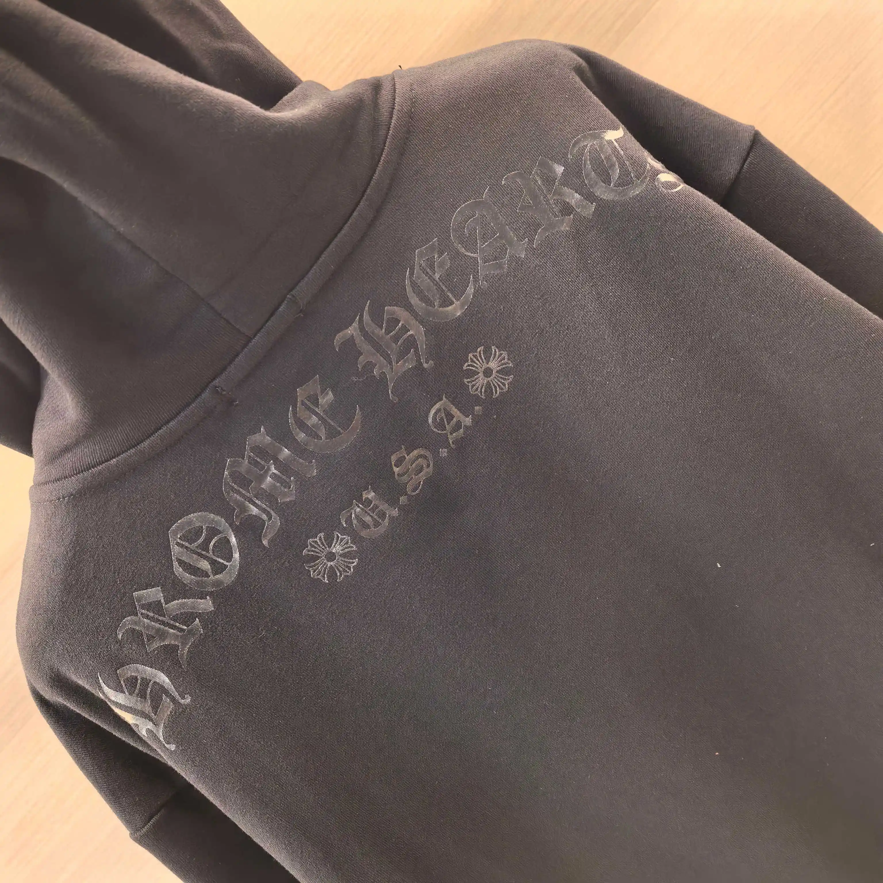 Chrome Hearts Tonal Cross Print Hoodie D21022471 — view 8