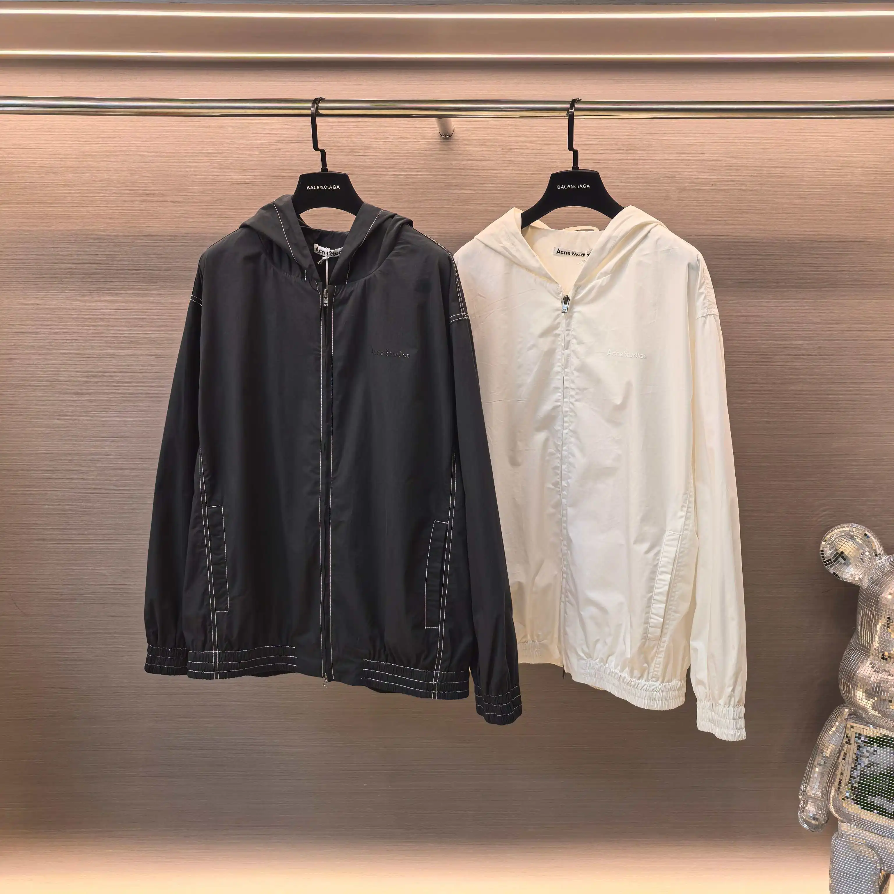 Acne Studios 1996 Contrast Stitch Hooded Jacket D22022345