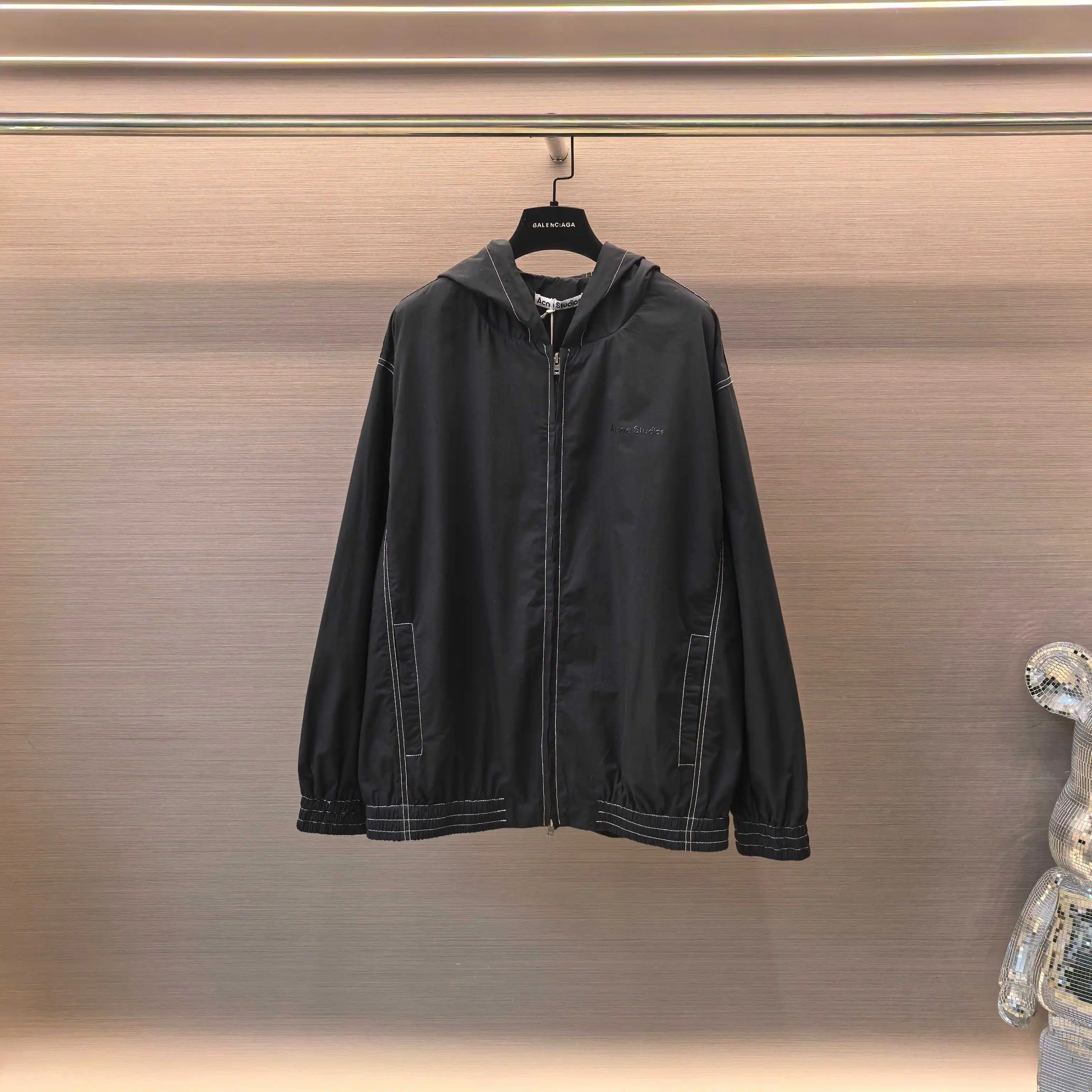 Acne Studios 1996 Contrast Stitch Hooded Jacket D22022345 — view 2