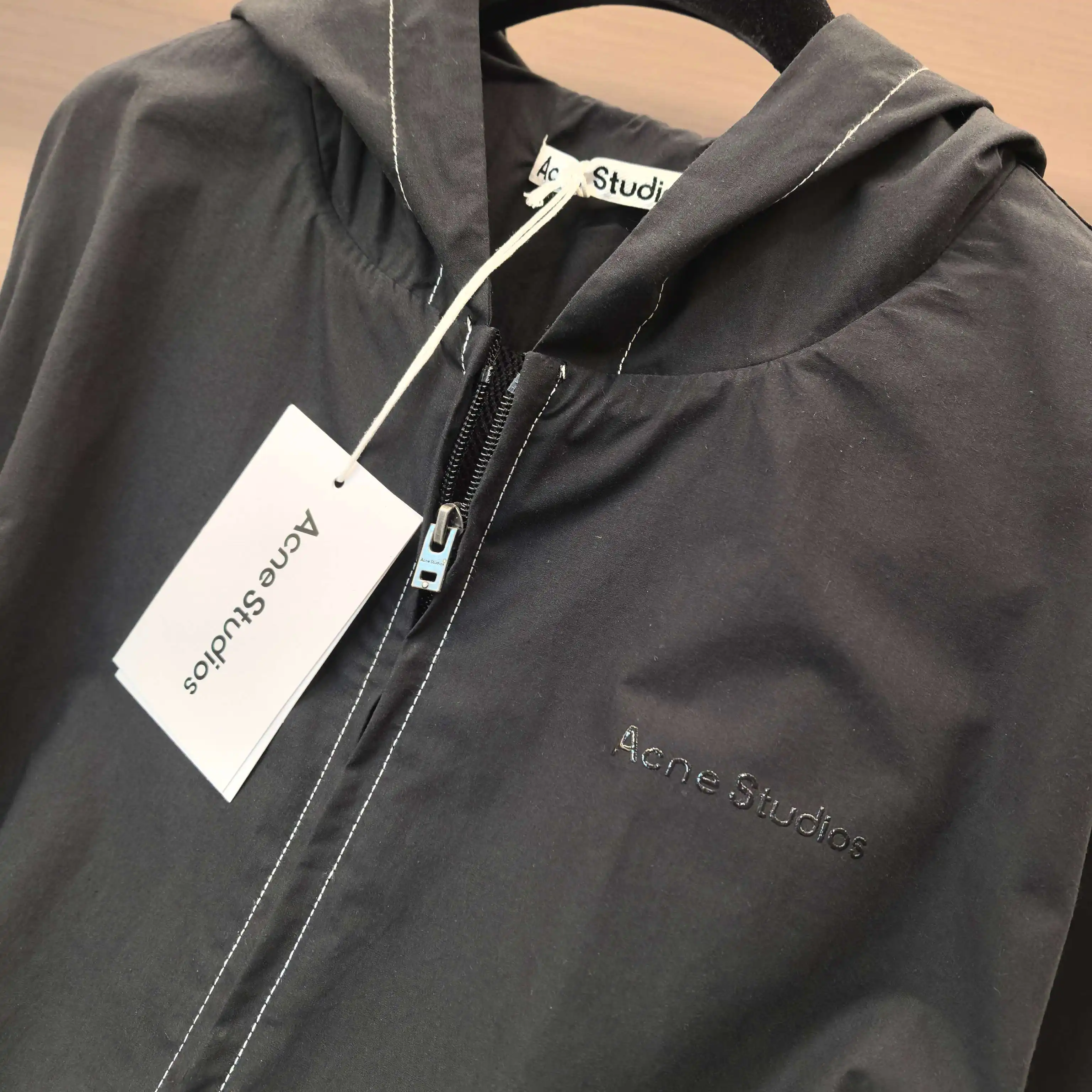 Acne Studios 1996 Contrast Stitch Hooded Jacket D22022345 — view 6