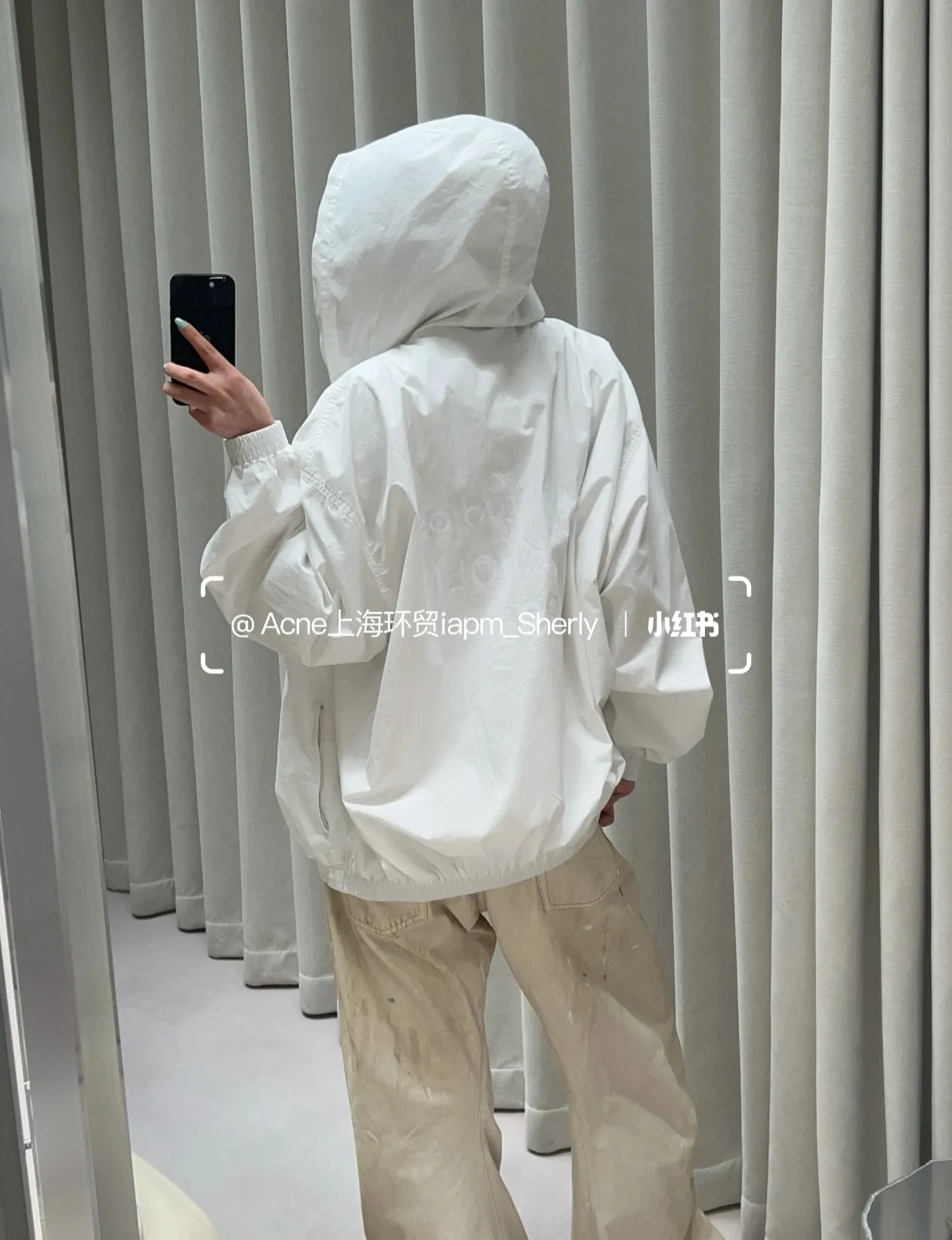 Acne Studios 1996 Hooded Windbreaker Jacket D22022347 — view 2