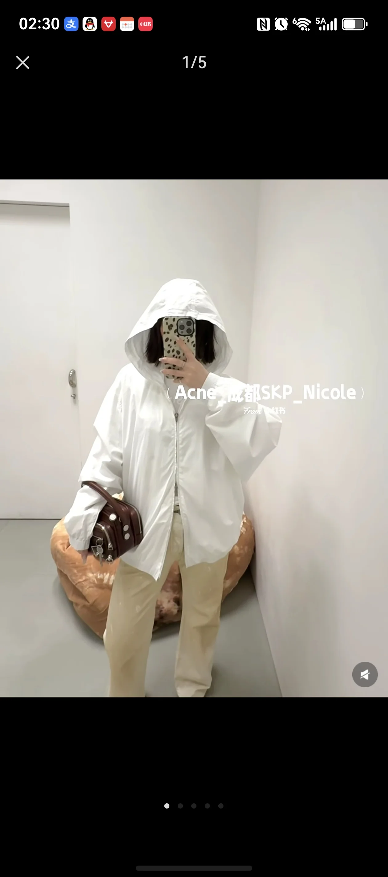 Acne Studios 1996 Hooded Windbreaker Jacket D22022347 — view 6