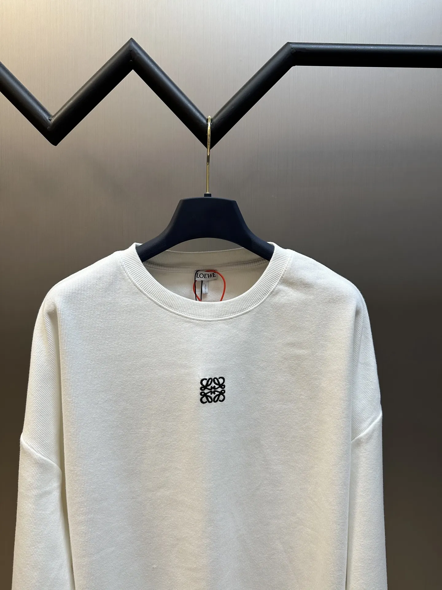 Anagram Embroidered Cotton-Jersey Sweatshirt D22019163 — view 2