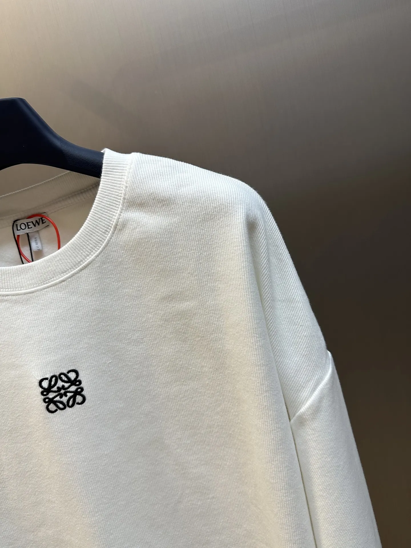 Anagram Embroidered Cotton-Jersey Sweatshirt D22019163 — view 3