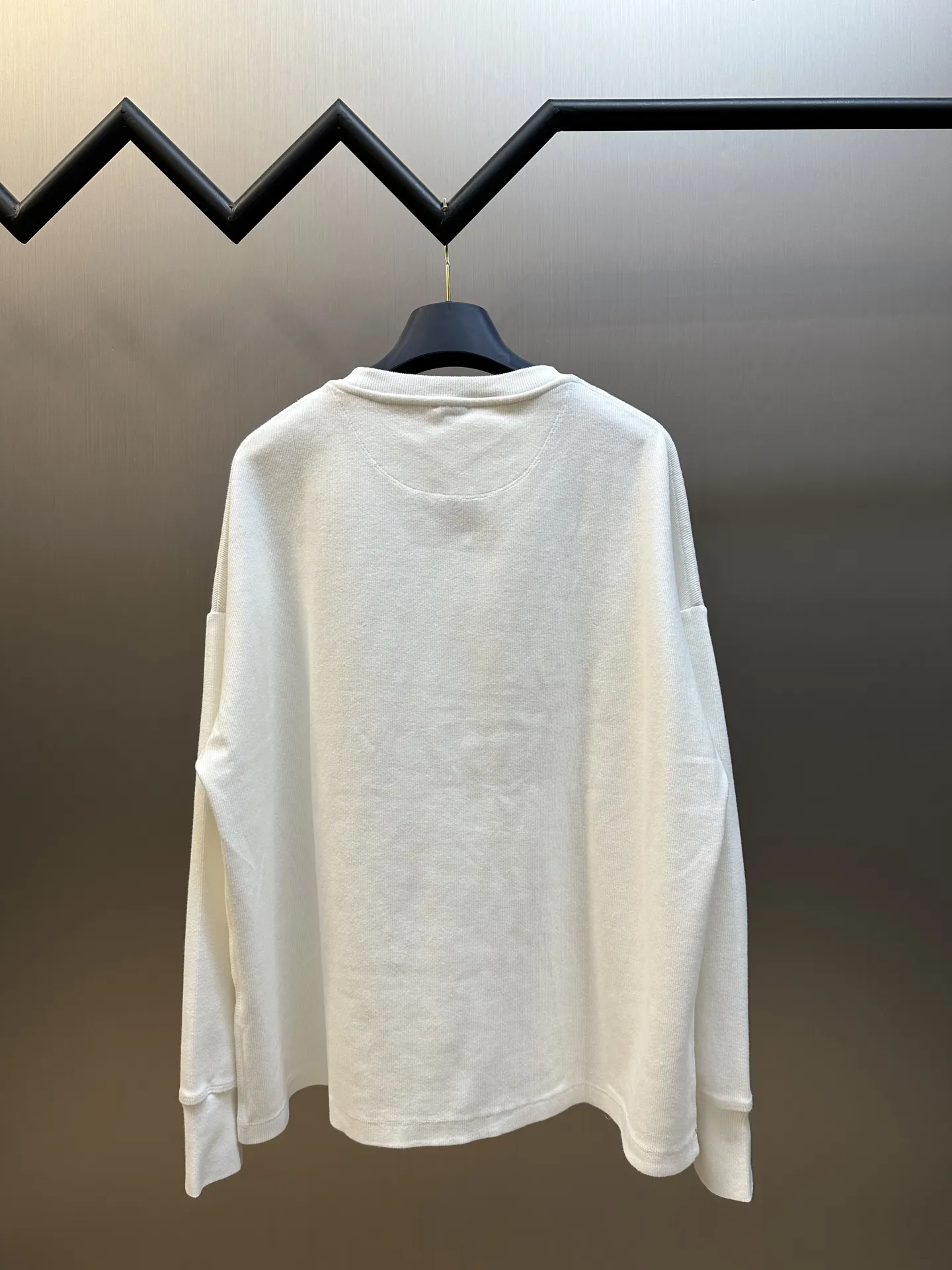 Anagram Embroidered Cotton-Jersey Sweatshirt D22019163 — view 4